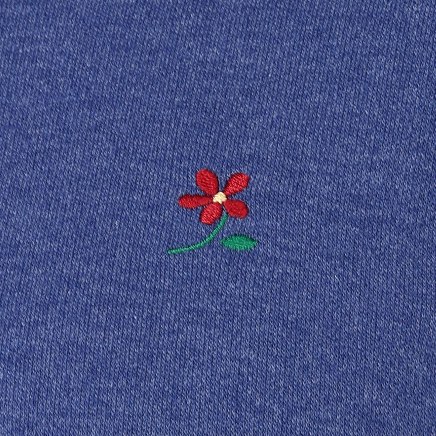 T’BIS STUDIO 長袖ダブルフェイス花刺繍ポロシャツ - 画像12