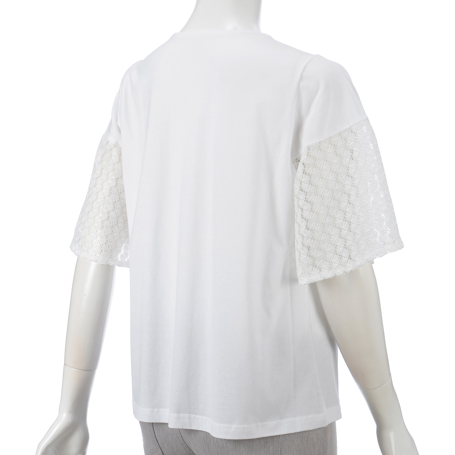 袖レースプルオーバー - 画像2