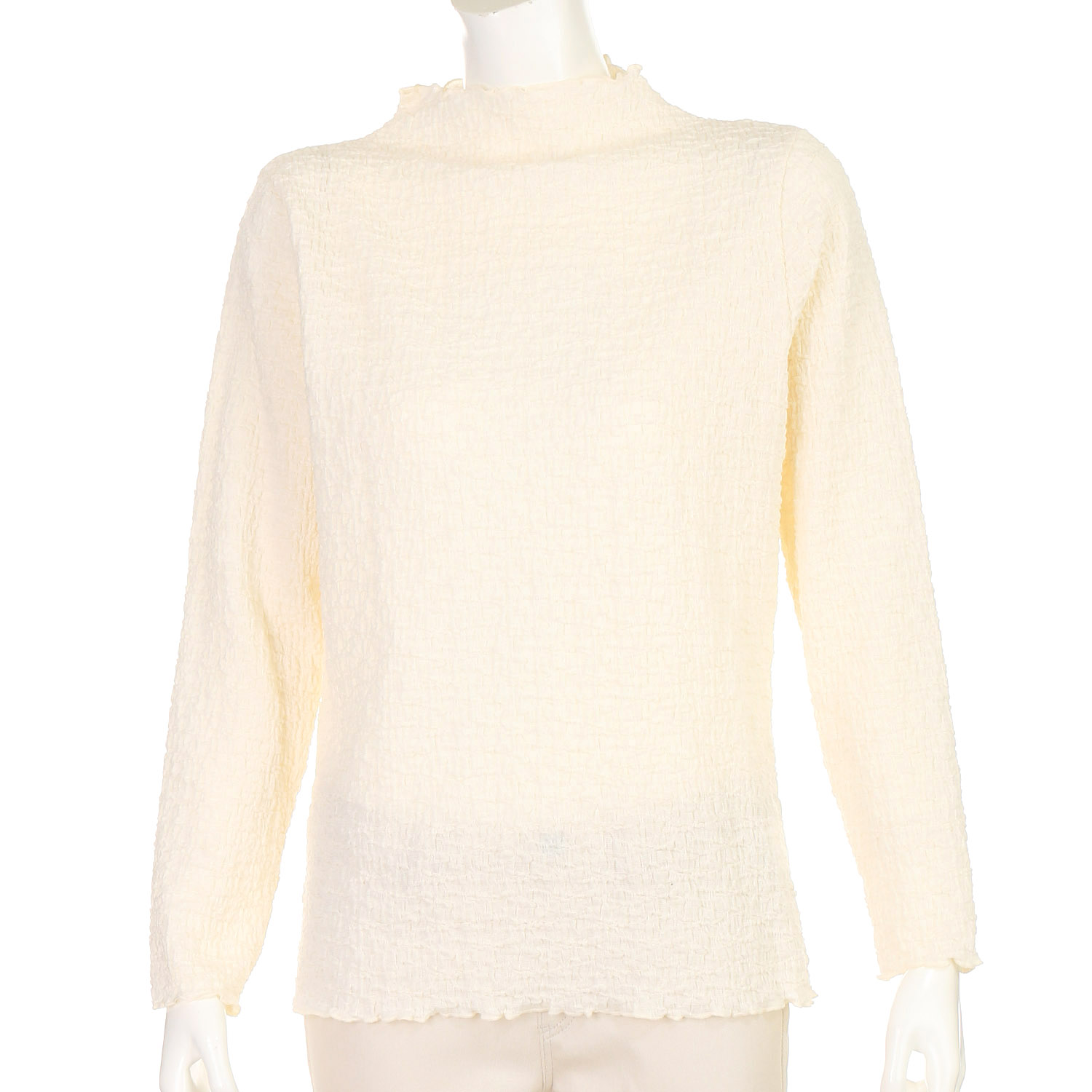 レーシーメロウボトルネックカットソー - 画像4