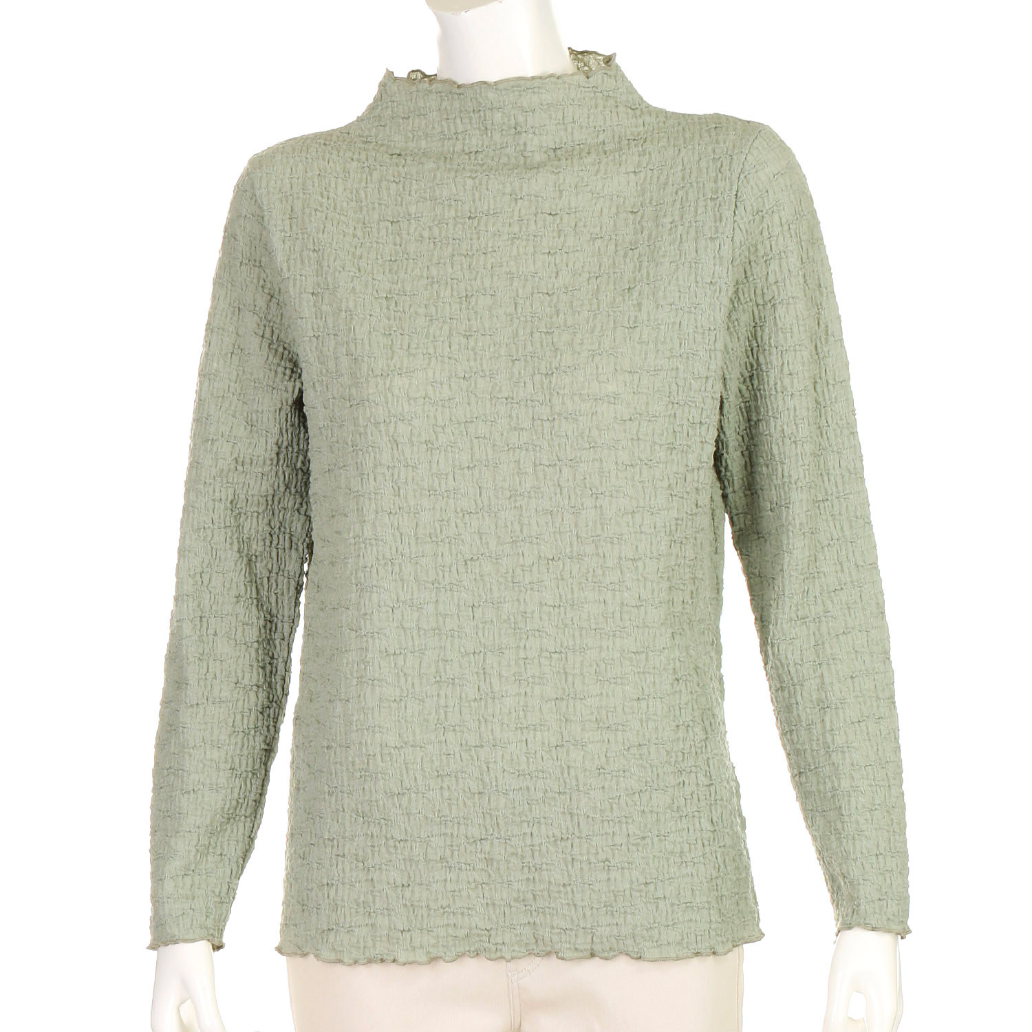 レーシーメロウボトルネックカットソー - 画像5