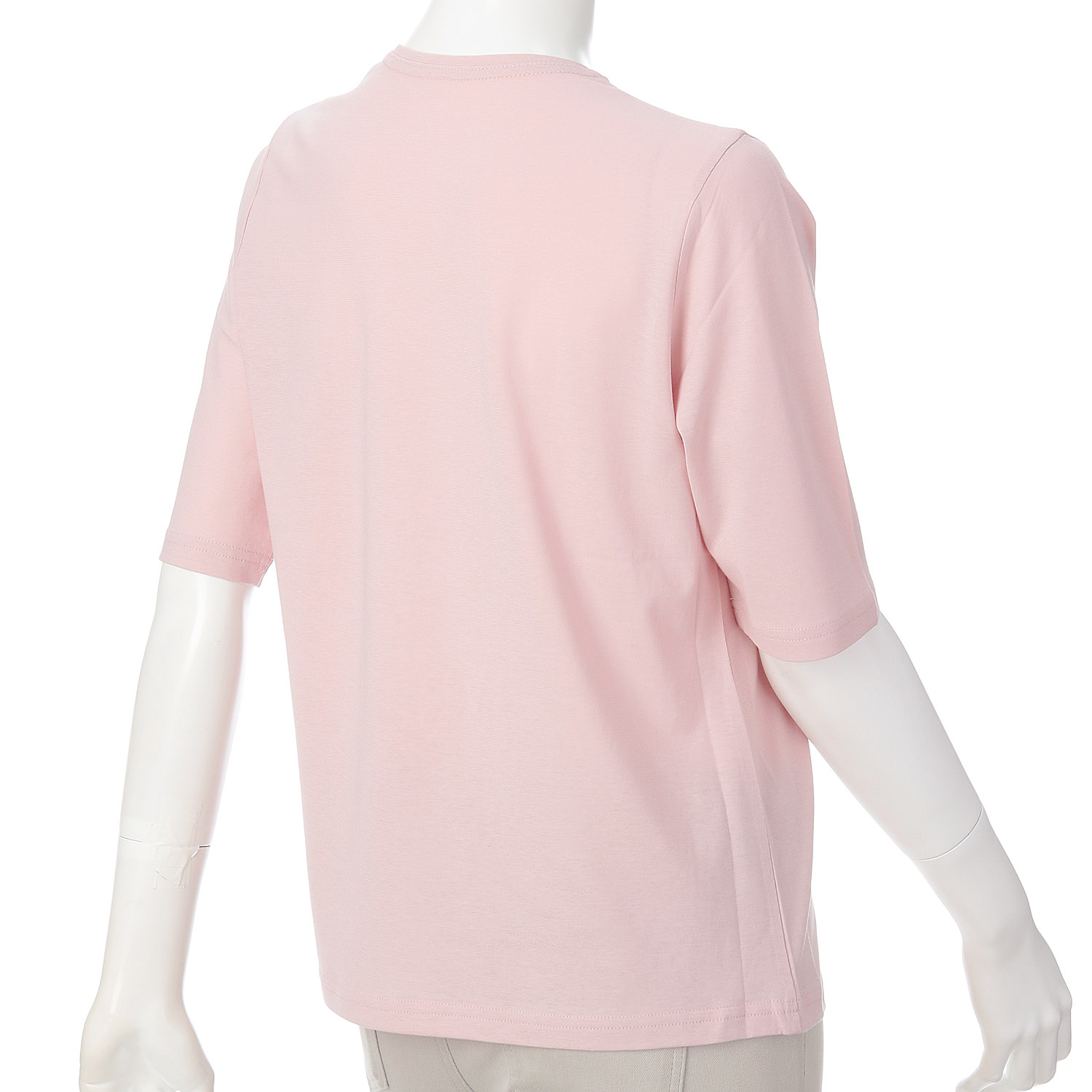 丸首5分袖刺繍 エッフェル塔柄Tシャツ - 画像4