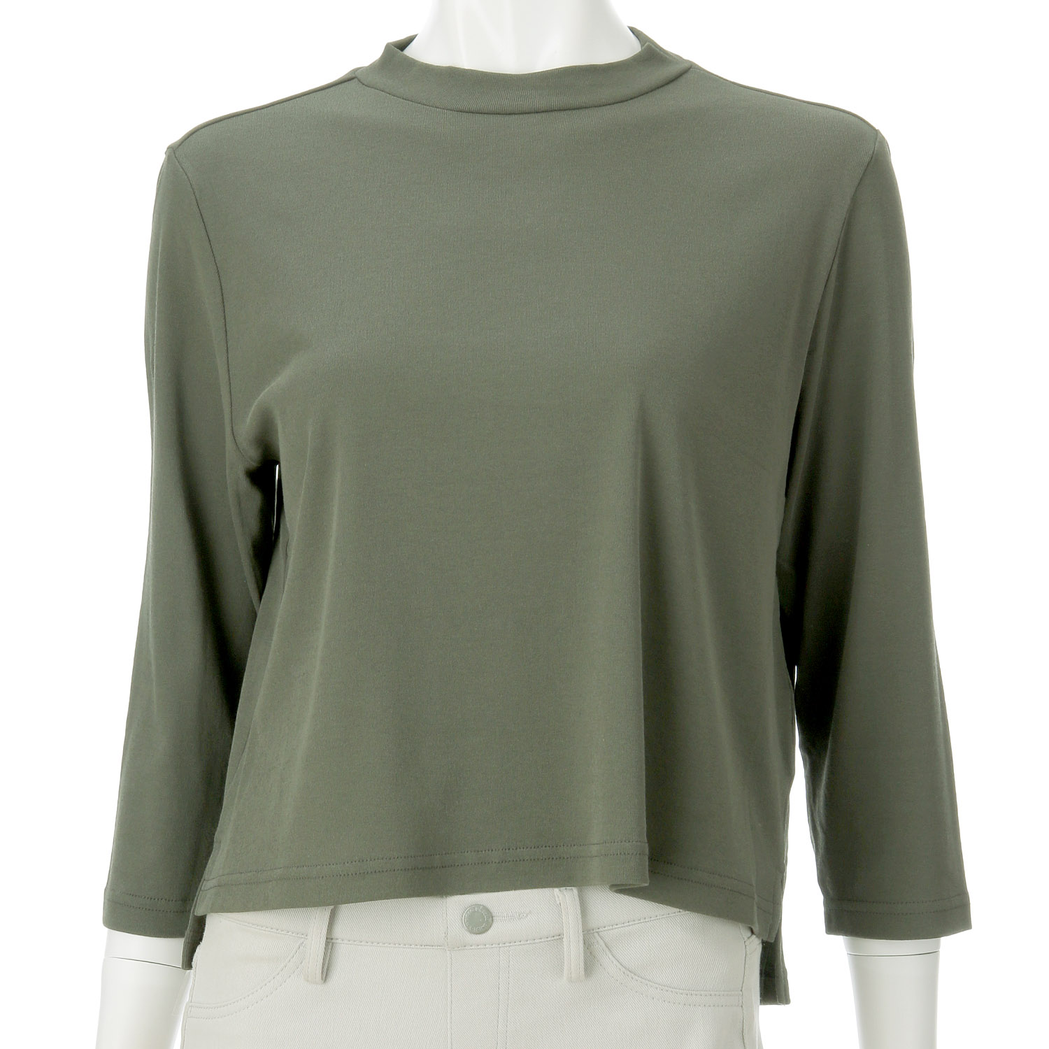 モックネックショート丈プルオーバー - 画像9