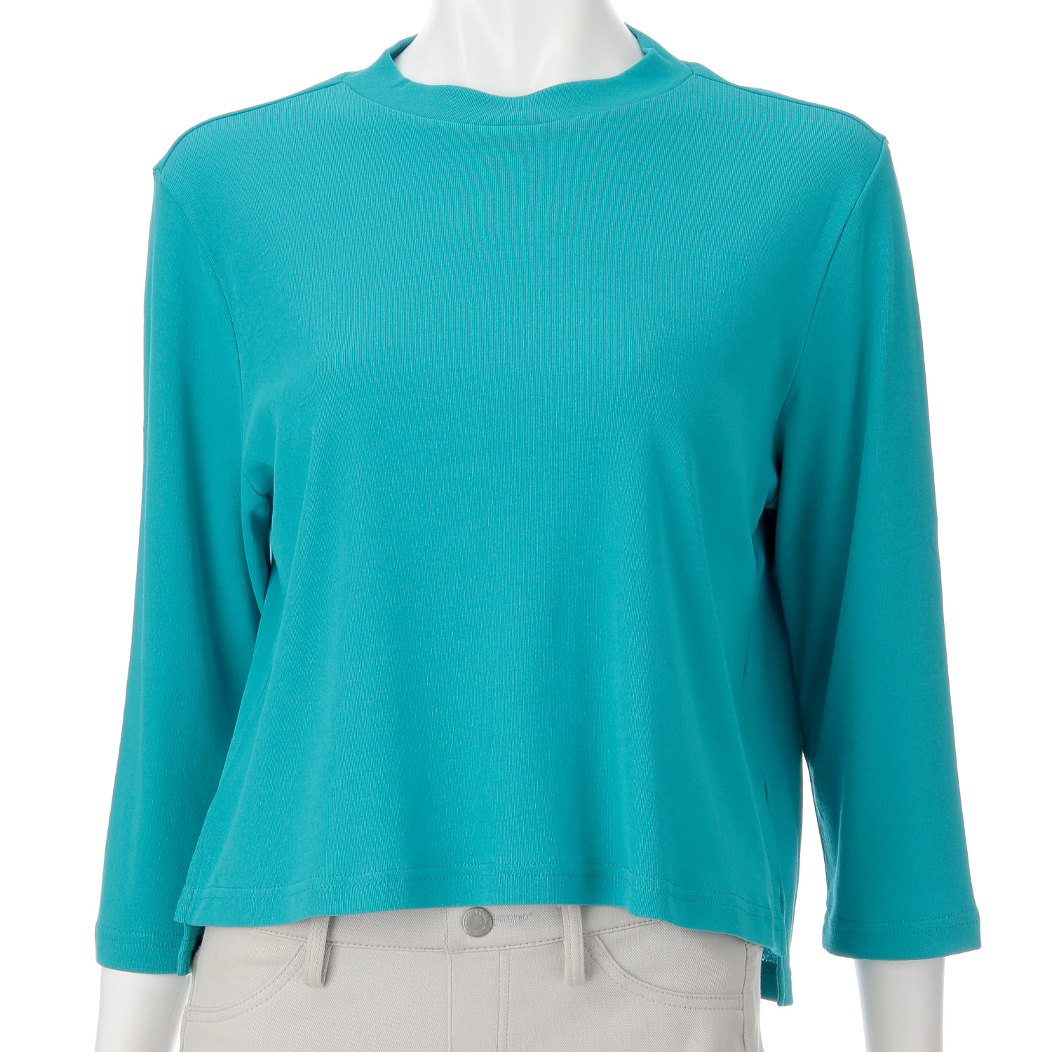 モックネックショート丈プルオーバー - 画像10