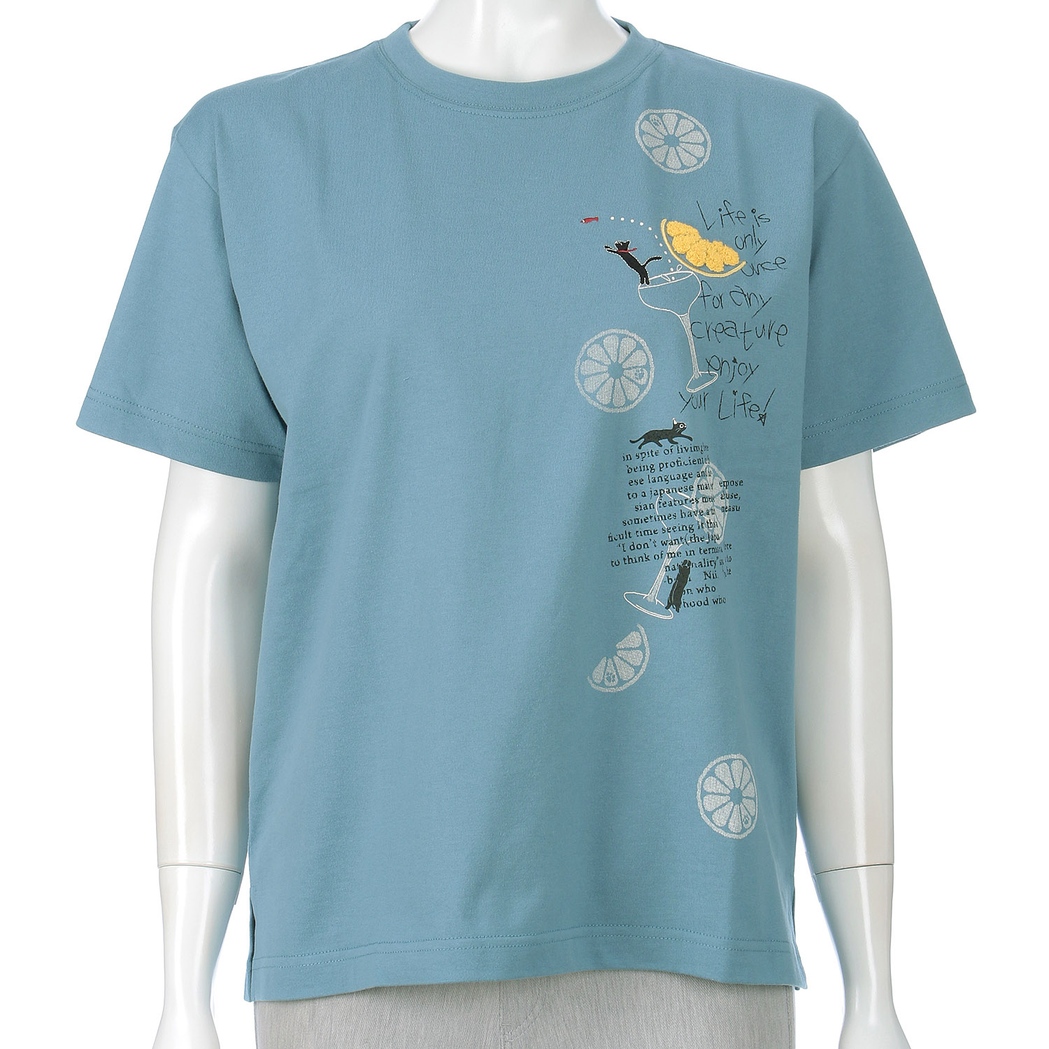 DDCLUB プリントT ネコレモン - 画像7