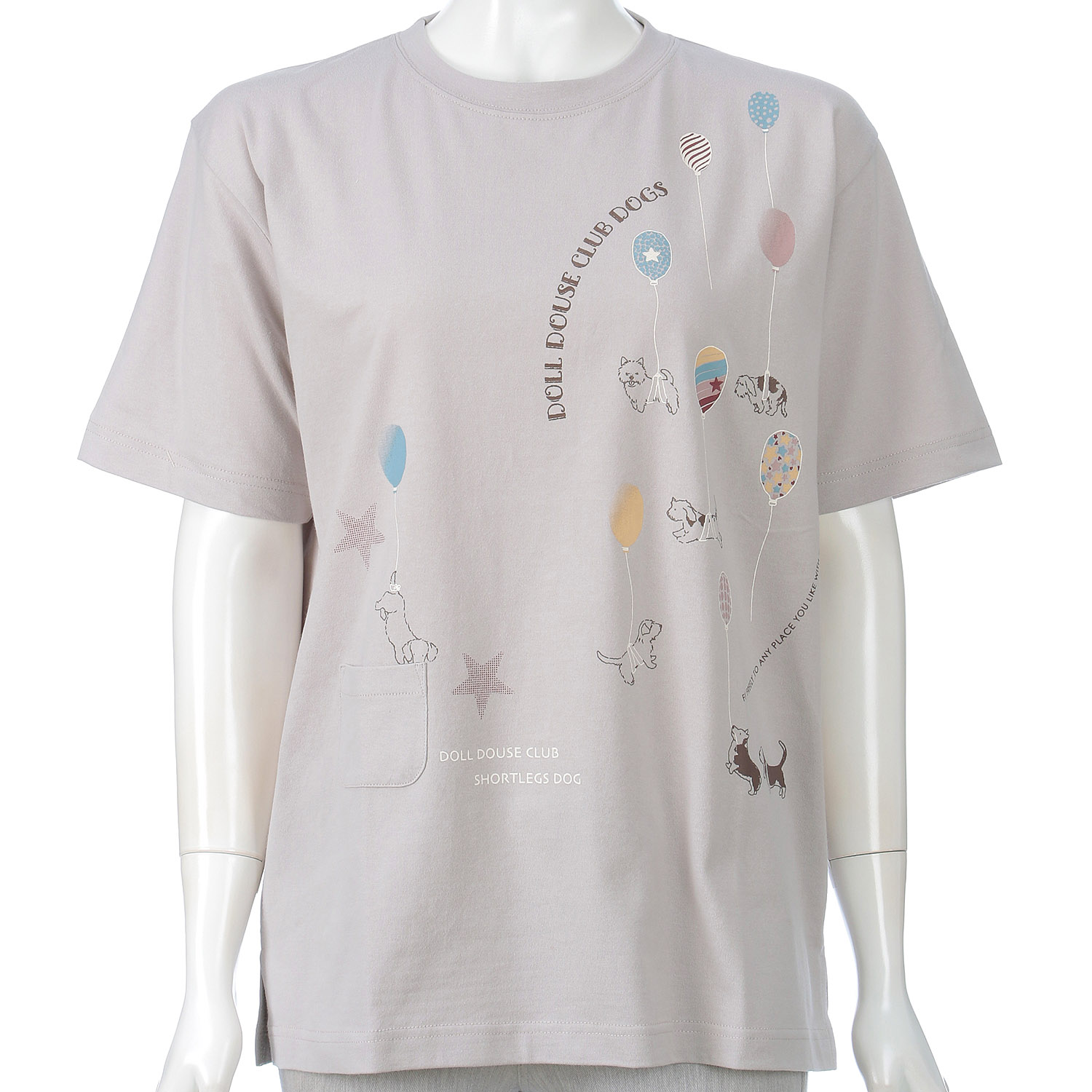 DDCLUB ロングT DOG風船 - 画像2