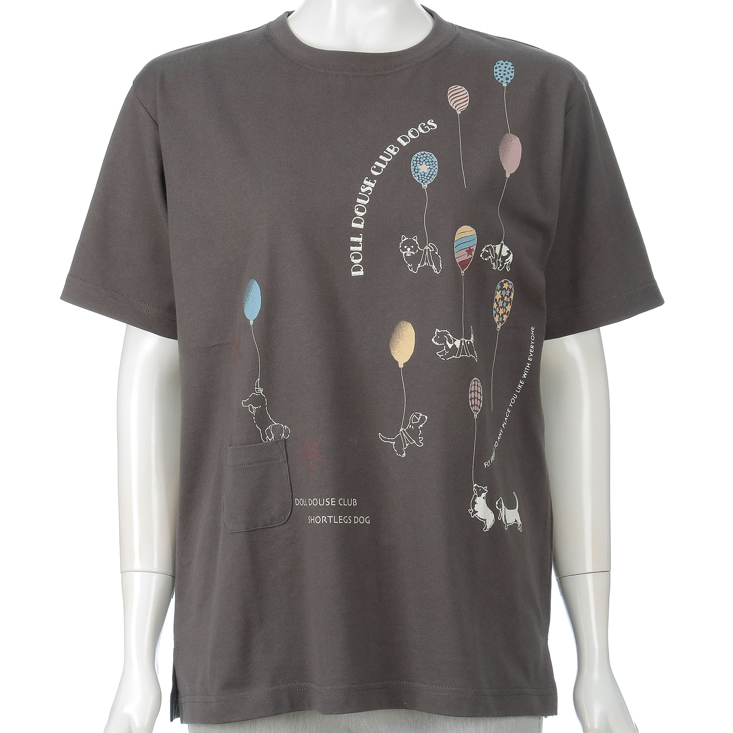 DDCLUB ロングT DOG風船 - 画像3