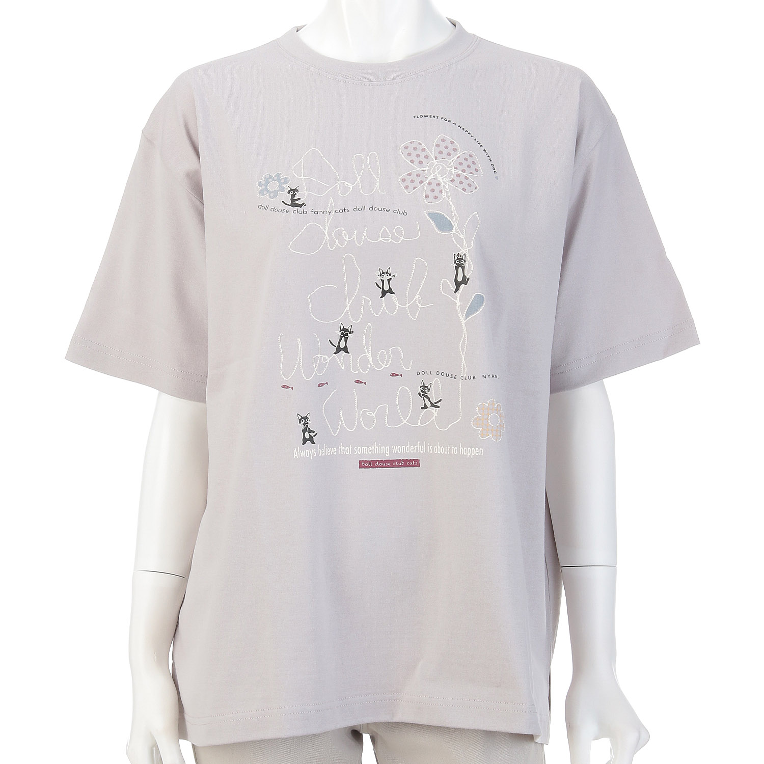 DDCLUB ワイドT ネコIVY - 画像2