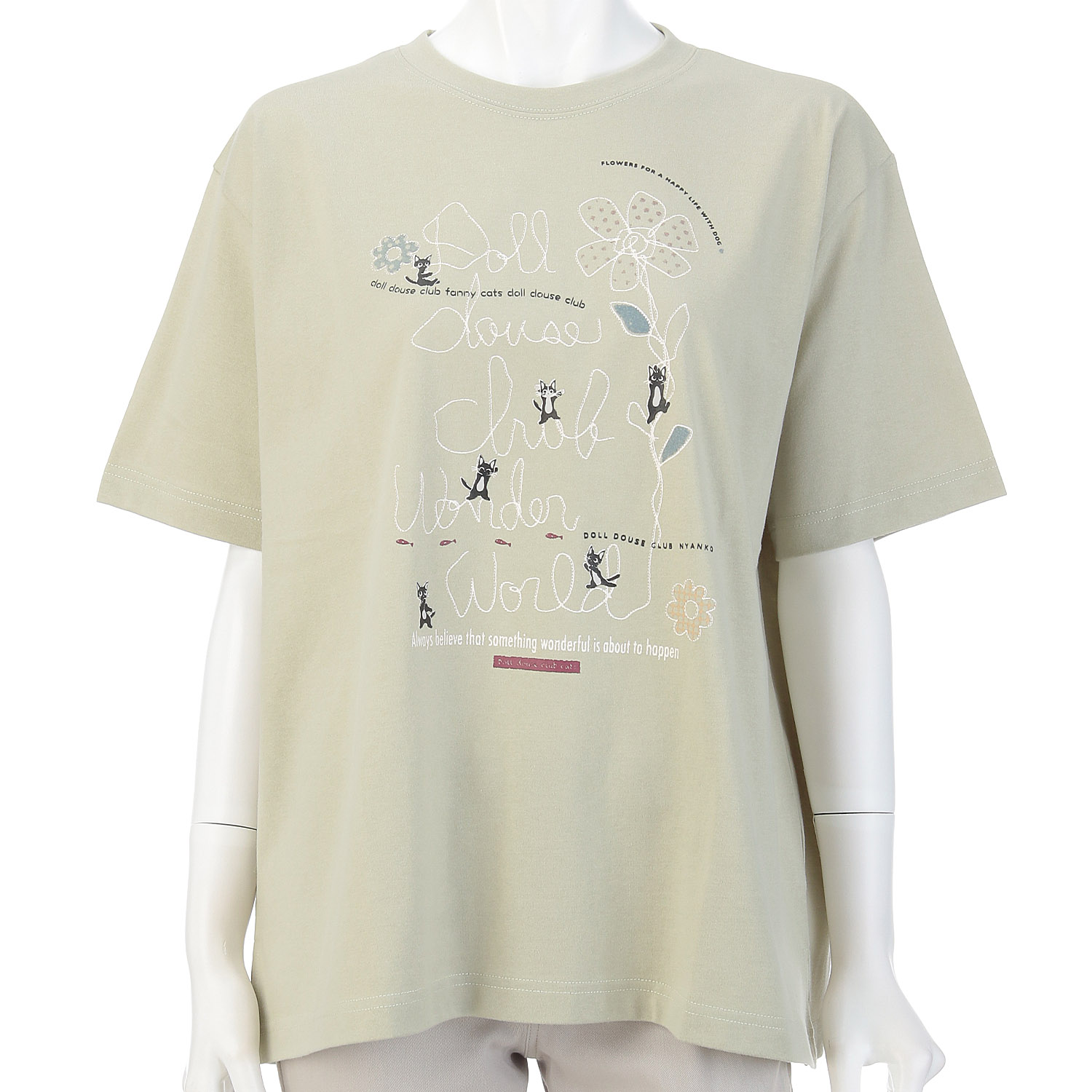 DDCLUB ワイドT ネコIVY