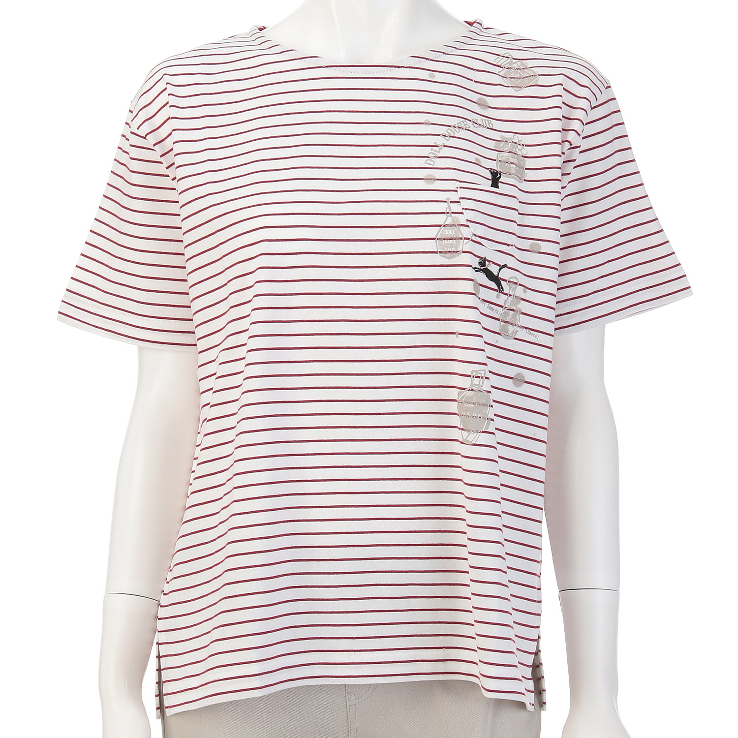 DDCLUB ボーダーT ネコ香水 - 画像3