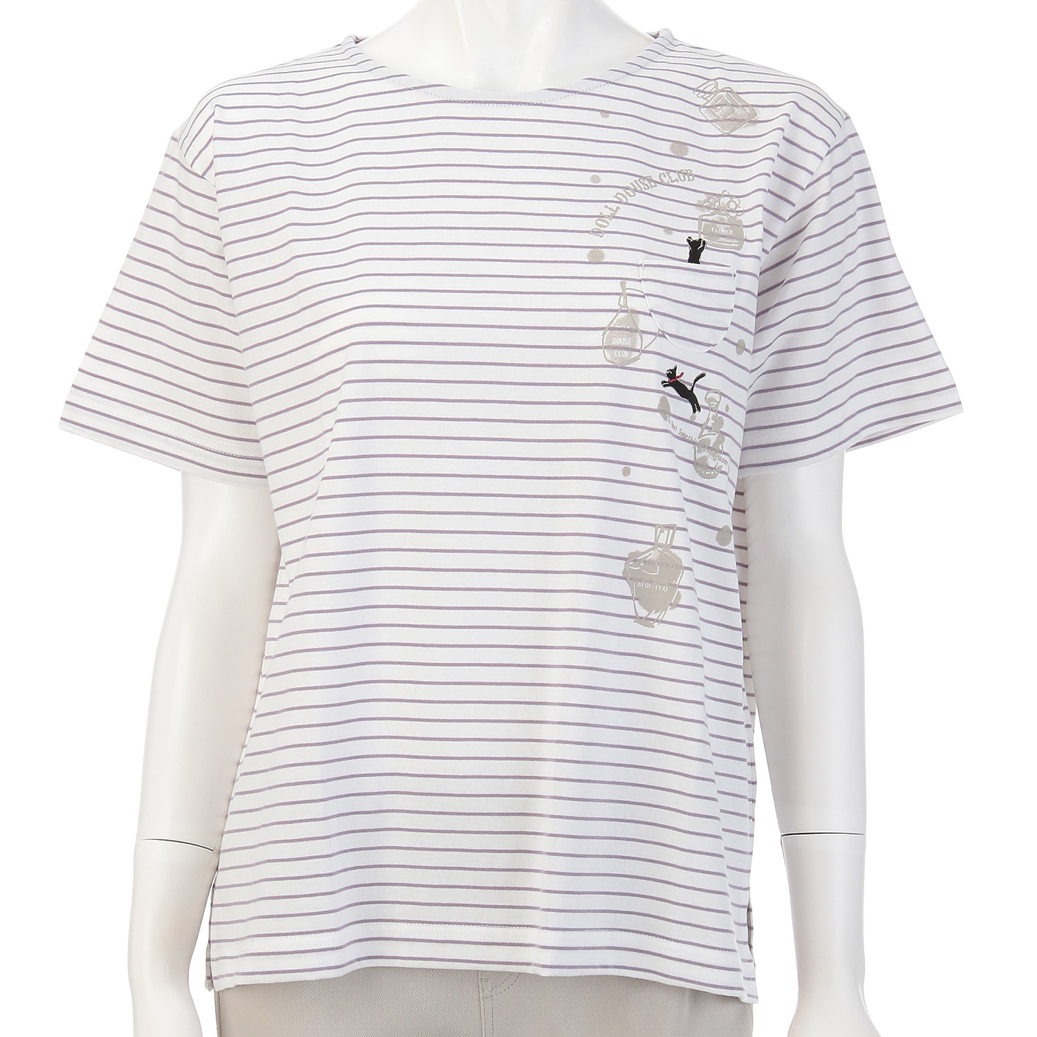 DDCLUB ボーダーT ネコ香水 - 画像6