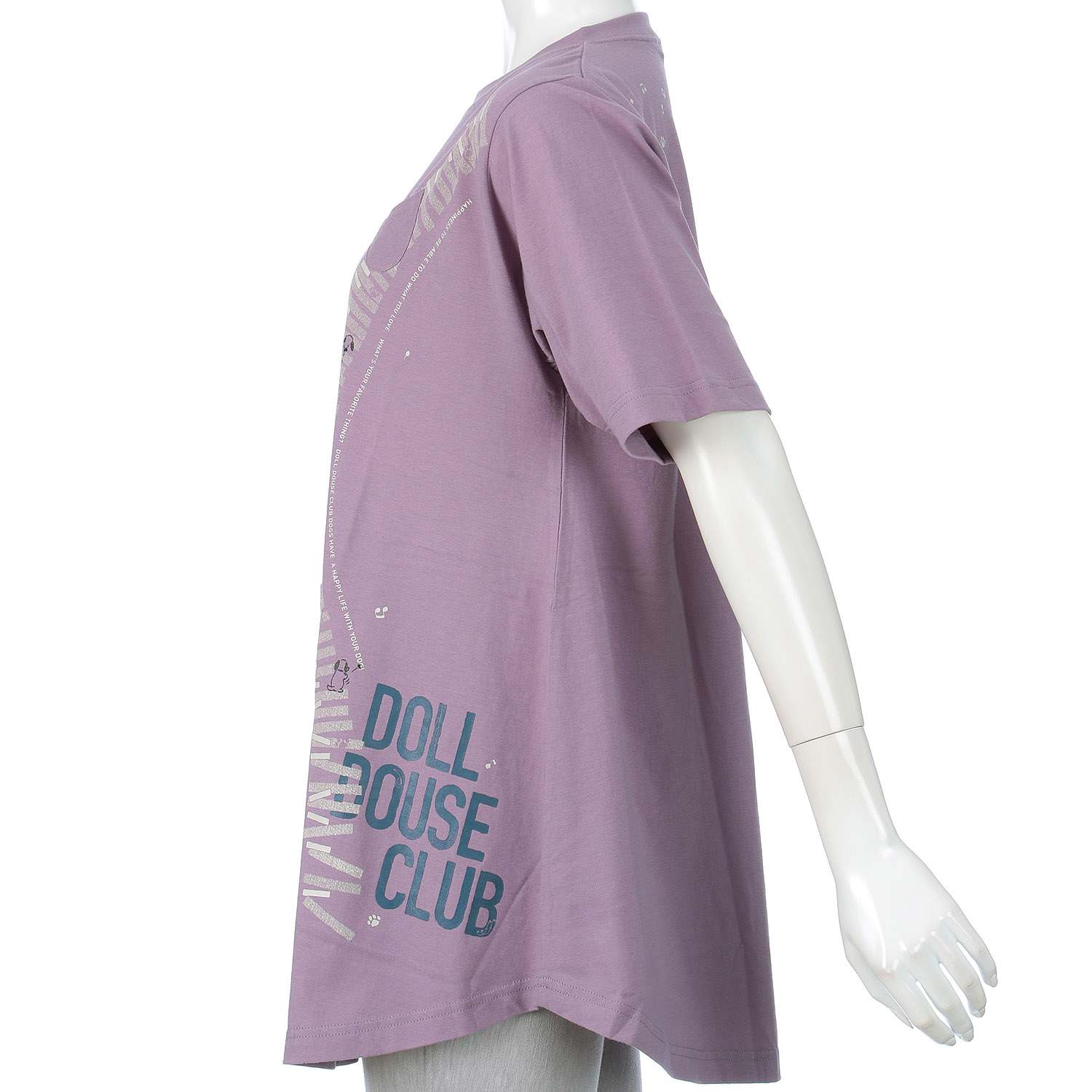 DDCLUB AラインT クレヨン犬ピアノ - 画像6