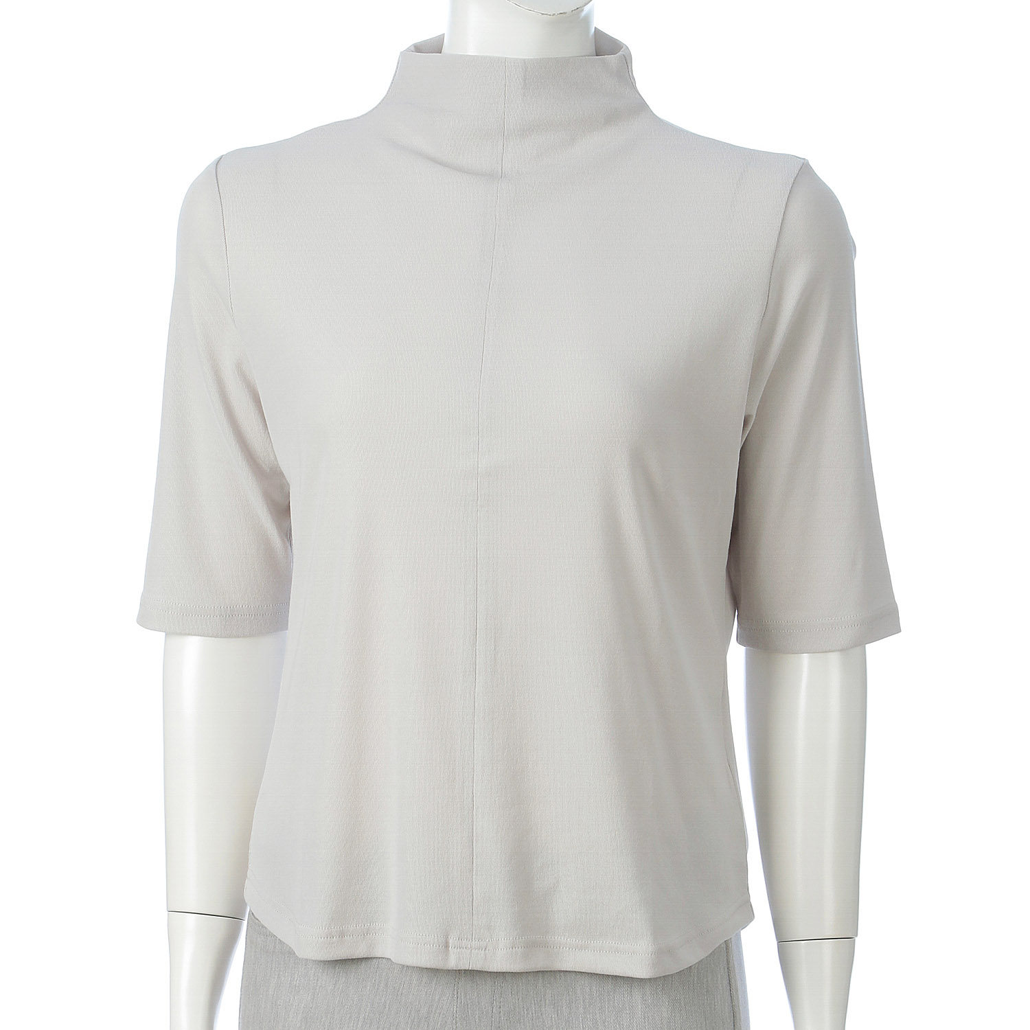 強撚フライス ボトルネックカットソー - 画像6