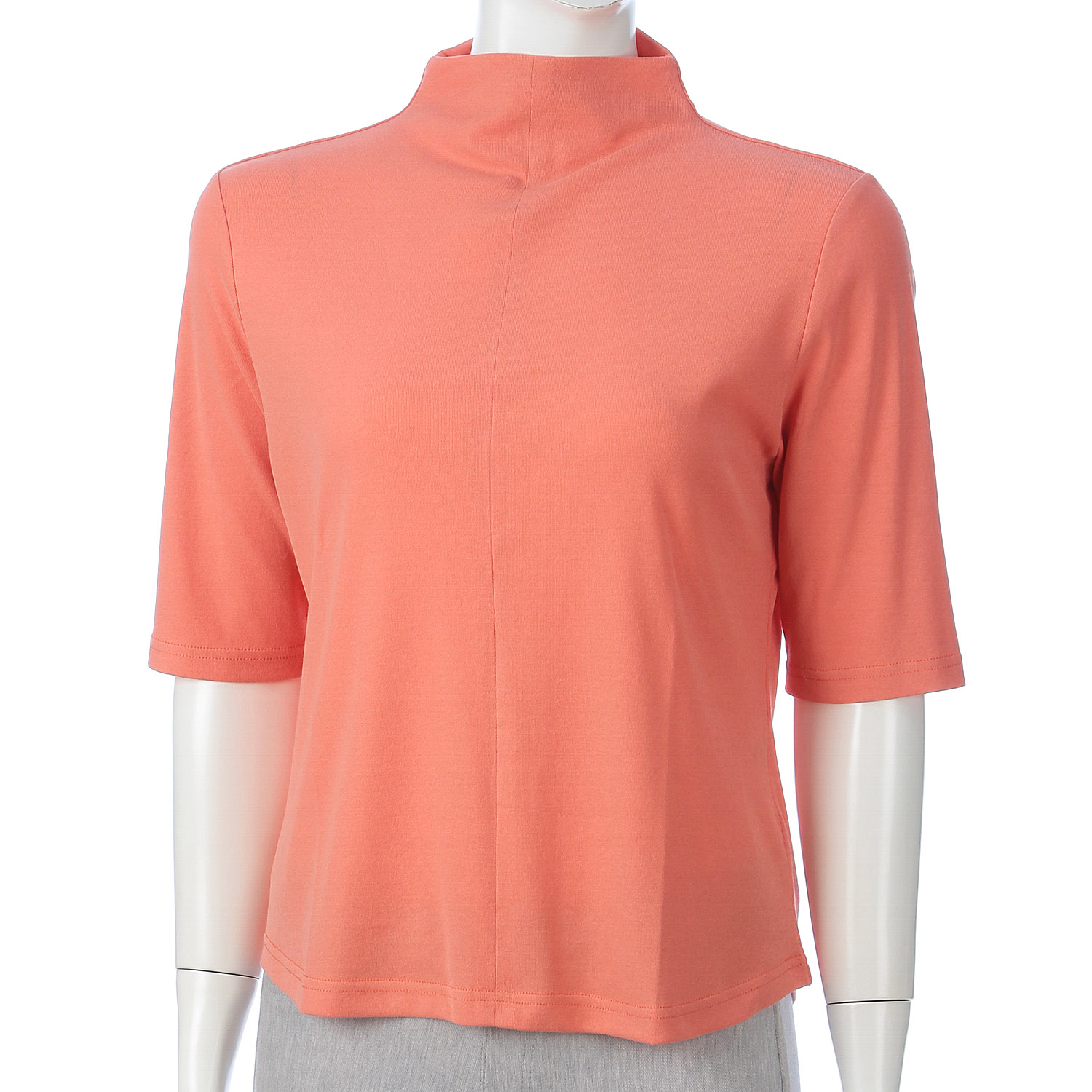 強撚フライス ボトルネックカットソー - 画像9