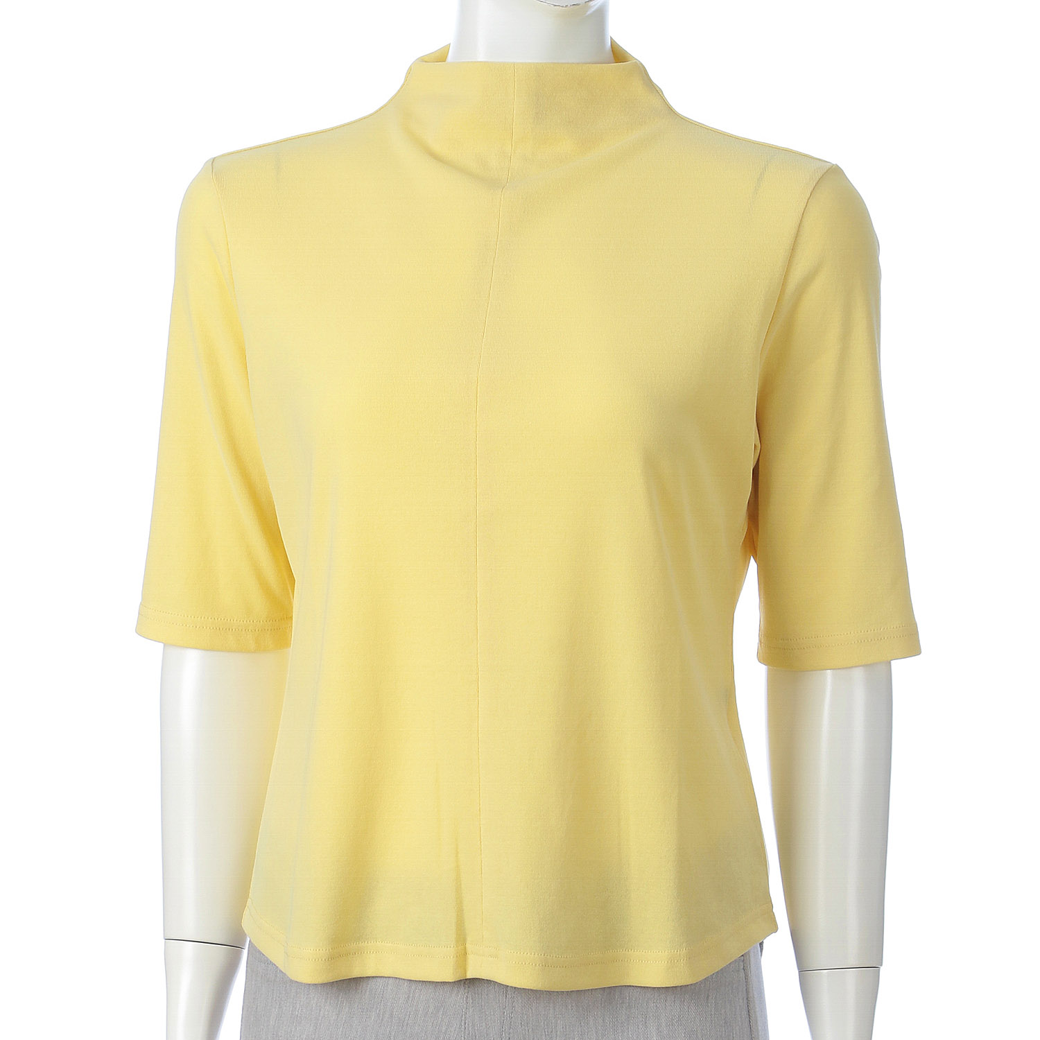 強撚フライス ボトルネックカットソー - 画像10