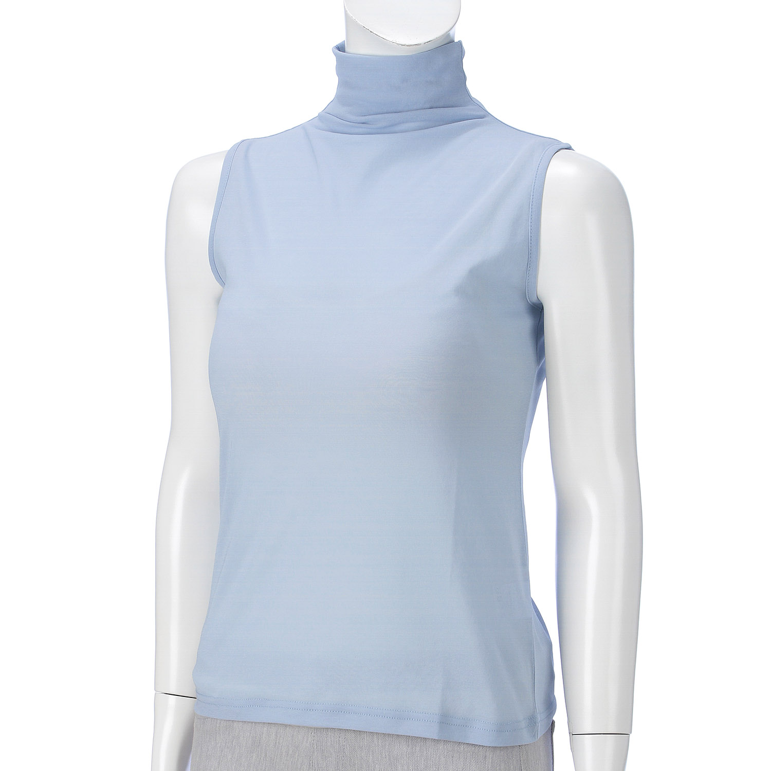 スーパーソフトボトルネックノースリーブカットソー - 画像11