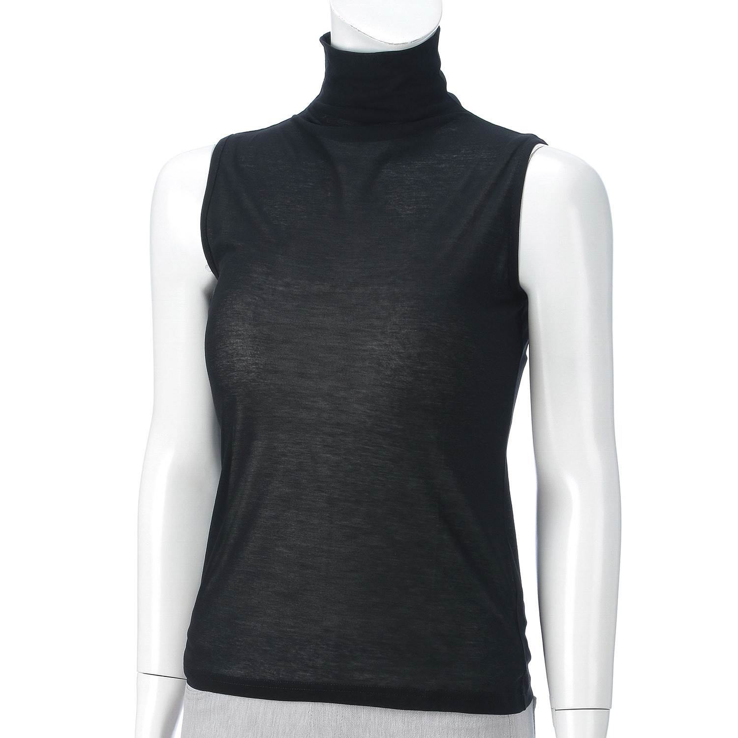 スーパーソフトボトルネックノースリーブカットソー - 画像4