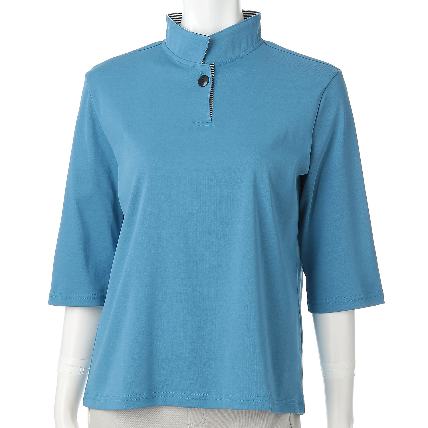 釦付きスタンドネック - 画像9