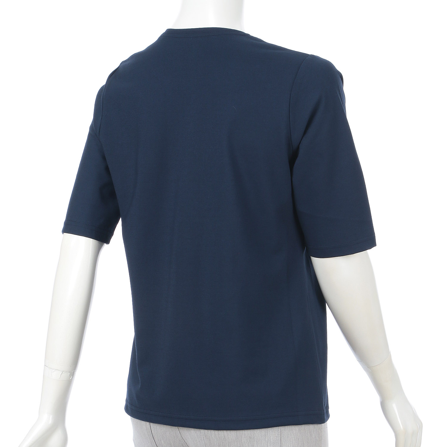 丸首5分袖刺繍T エッフェル塔柄 - 画像6