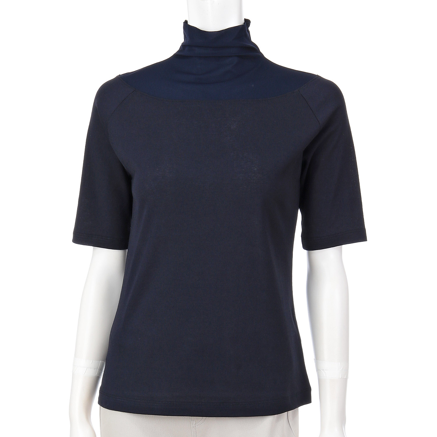 ビヨンド天竺×パウダーチュール5分袖プルオーバー - 画像4