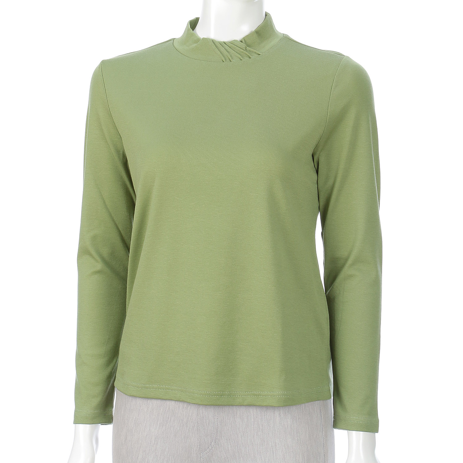 ピンタックハイネックプルオーバー - 画像12