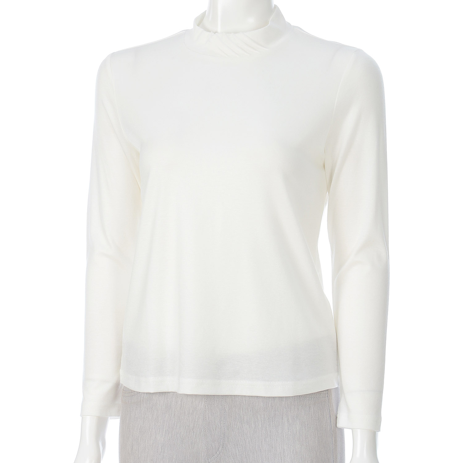 ピンタックハイネックプルオーバー - 画像4