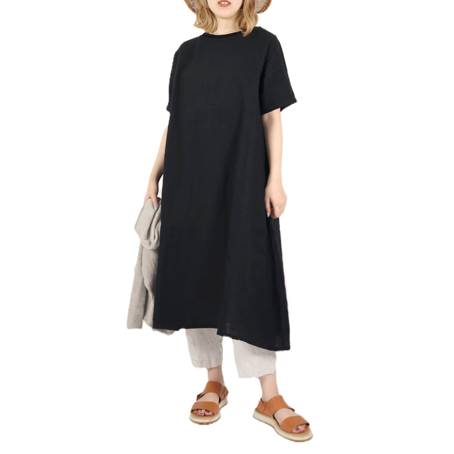 【Insta Live】残りわずか！SO リネンシンプルワンピース半袖