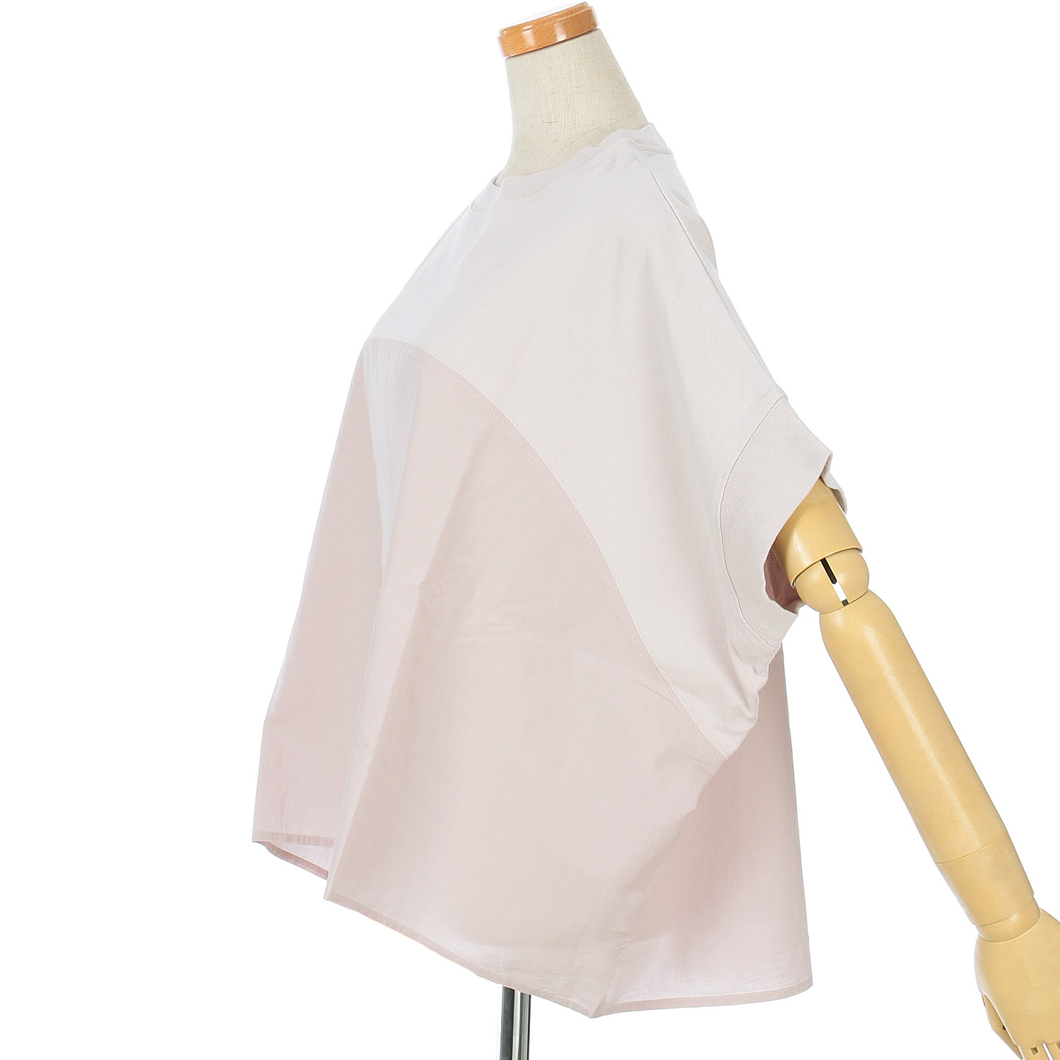 SO 布帛×カットソー切替プルオーバー - 画像8