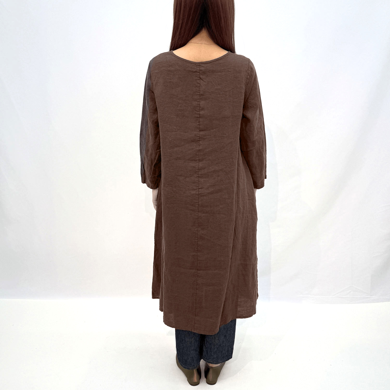 全10色！SO シンプルワンピース長袖 - 画像4