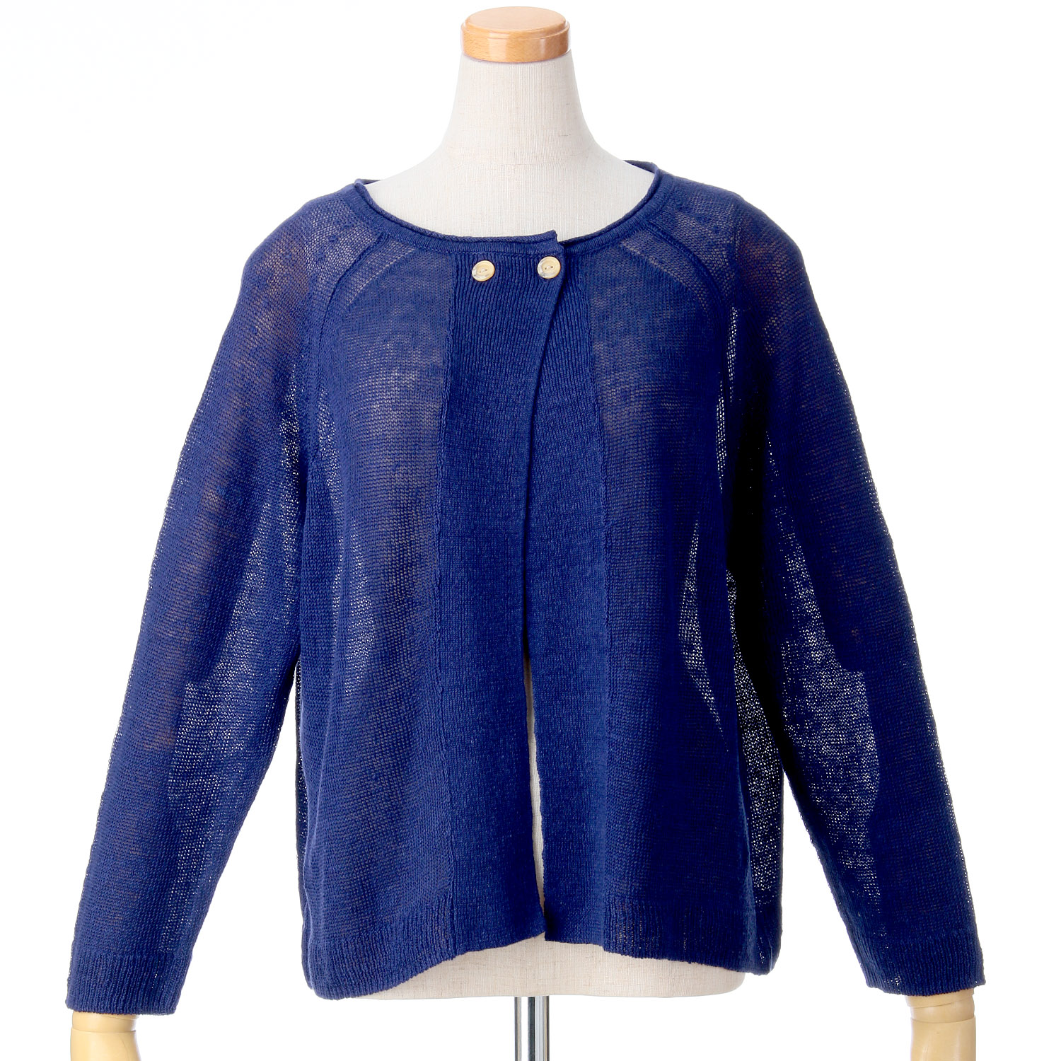 【Insta Live】SO フレンチリネンワイド2Wayカーディガン - 画像9