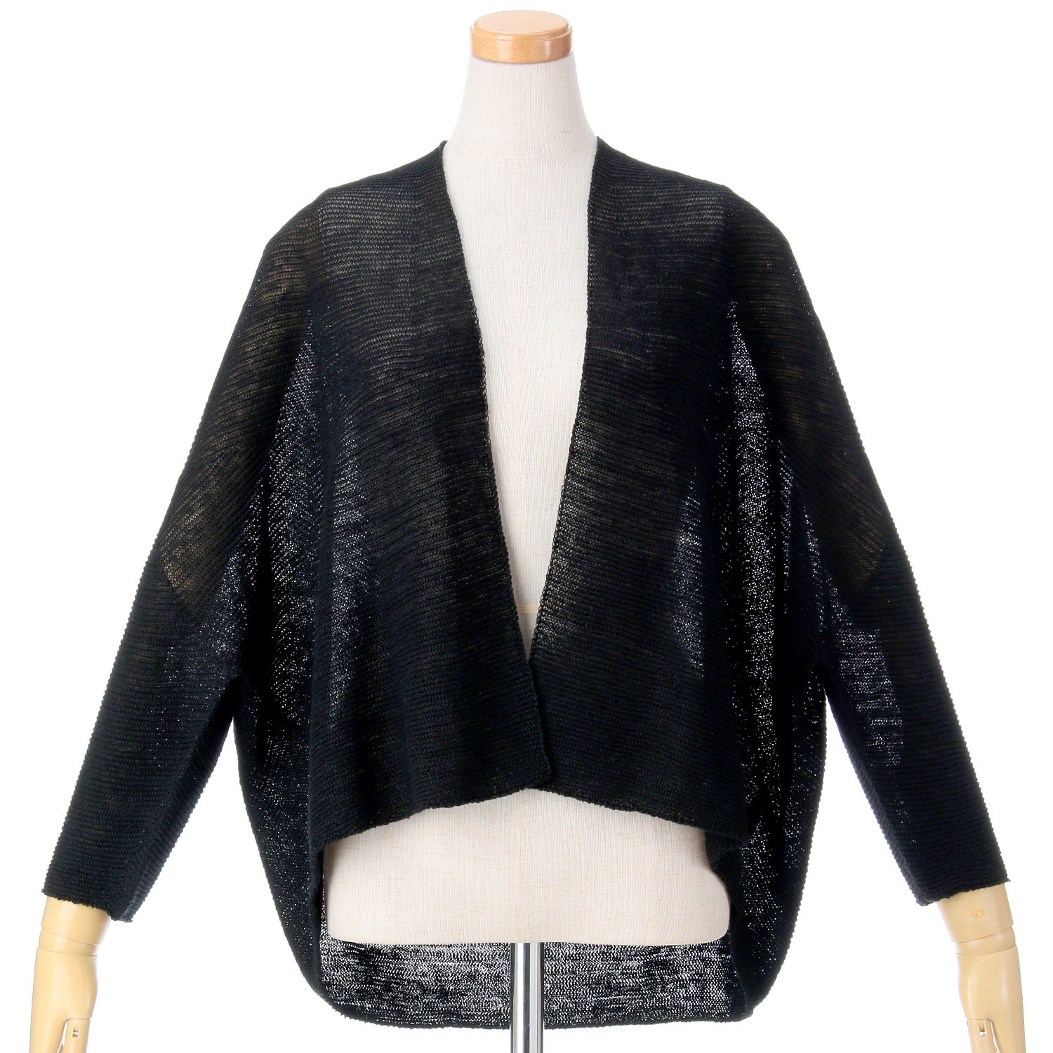 SO フレンチリネン変形カーディガン - 画像3