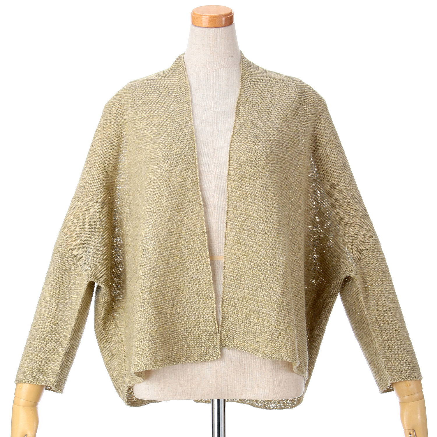 SO フレンチリネン変形カーディガン - 画像5