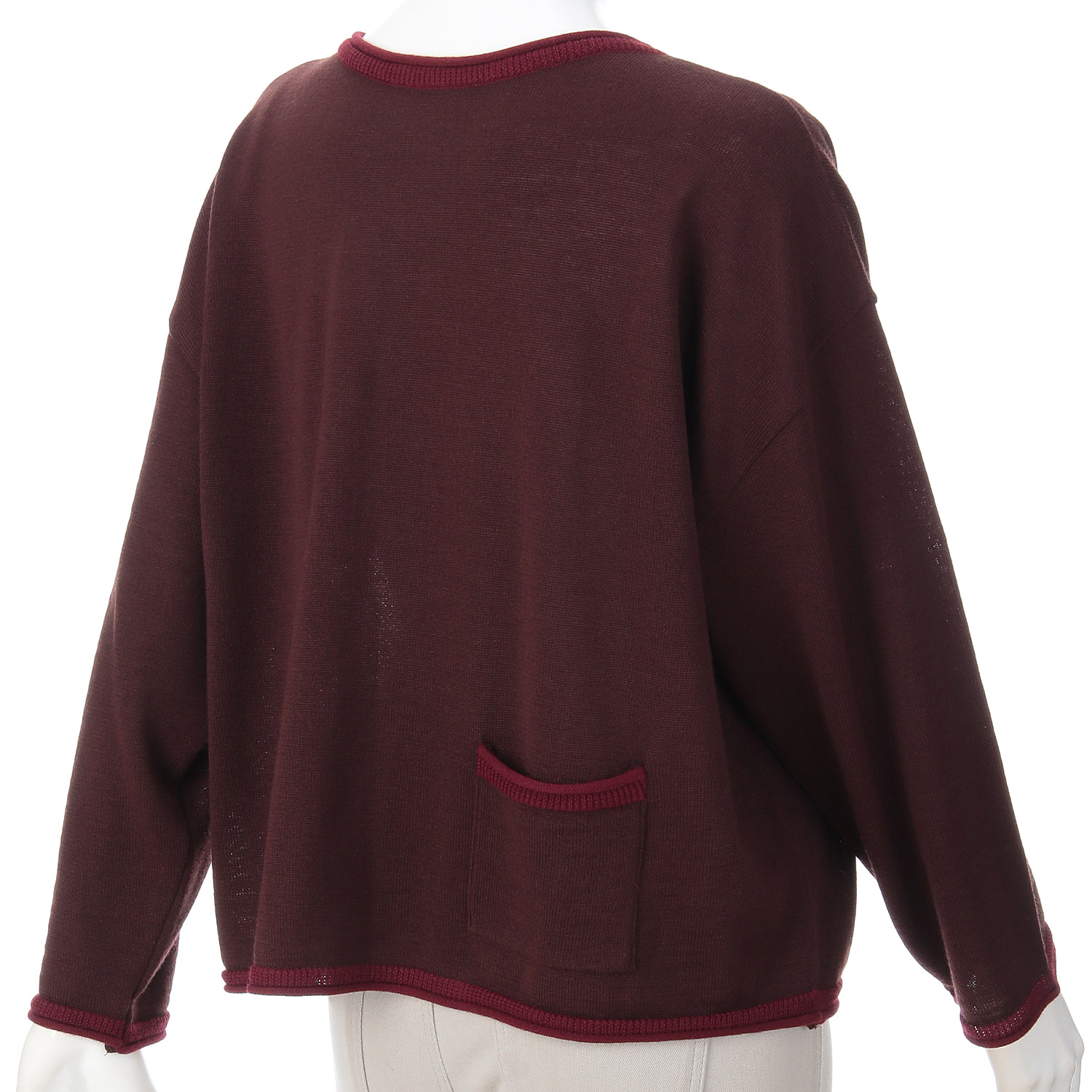 GIPSY BLUE  ミックスウールトリミング2WAYニット - 画像5