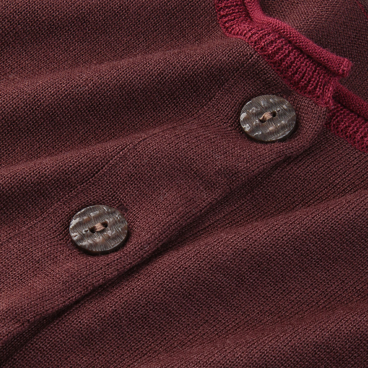 GIPSY BLUE  ミックスウールトリミング2WAYニット - 画像6