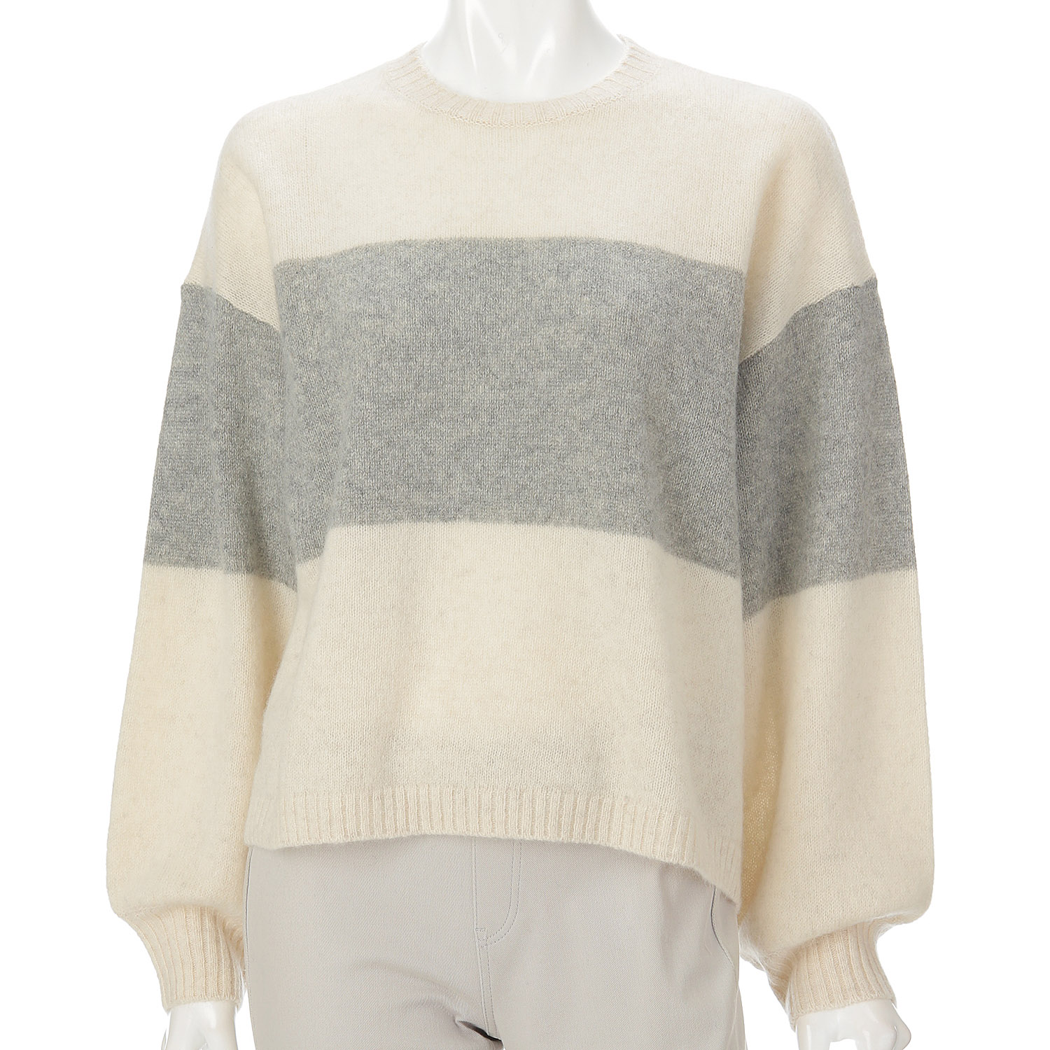 GIPSY BLUE ヤクワイドボーダーニット - 画像4