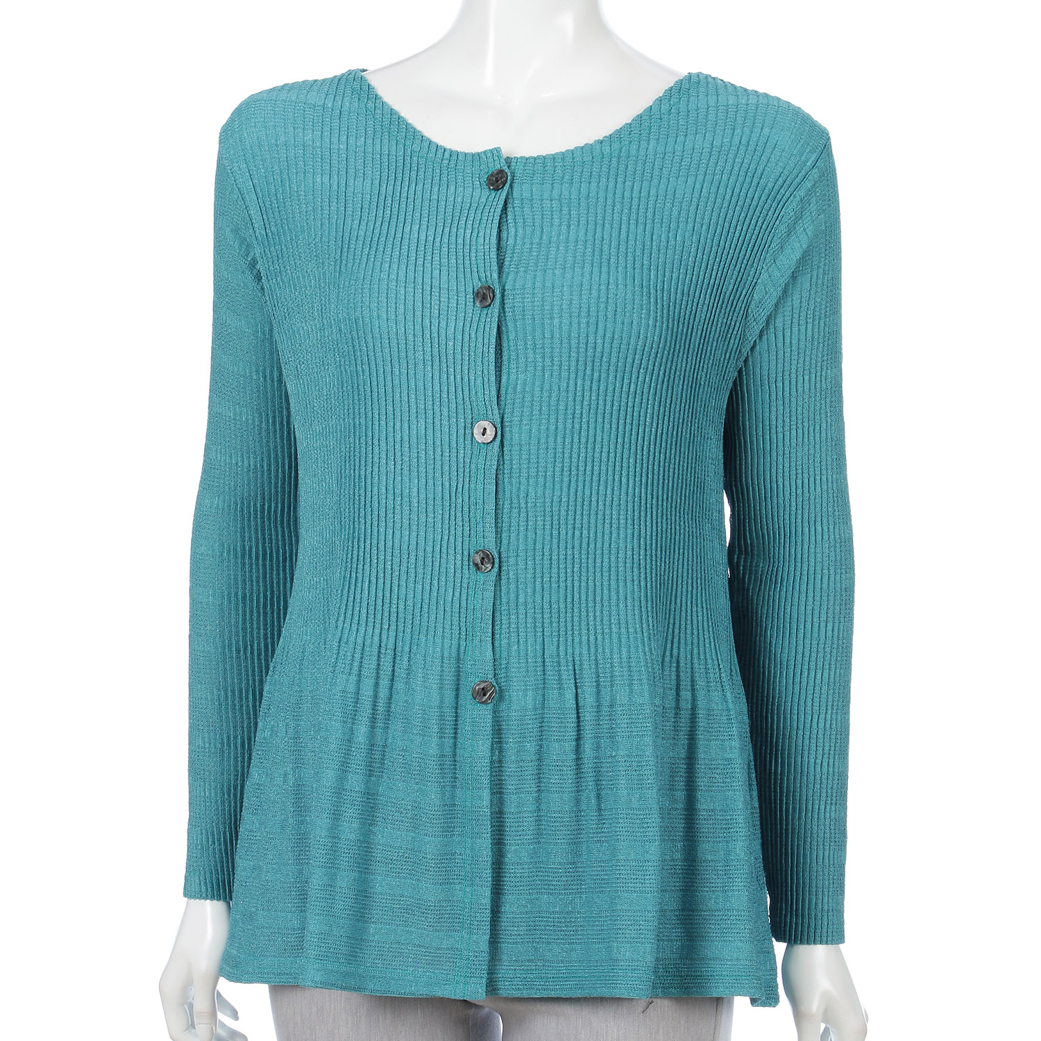 プリーツカーディガン