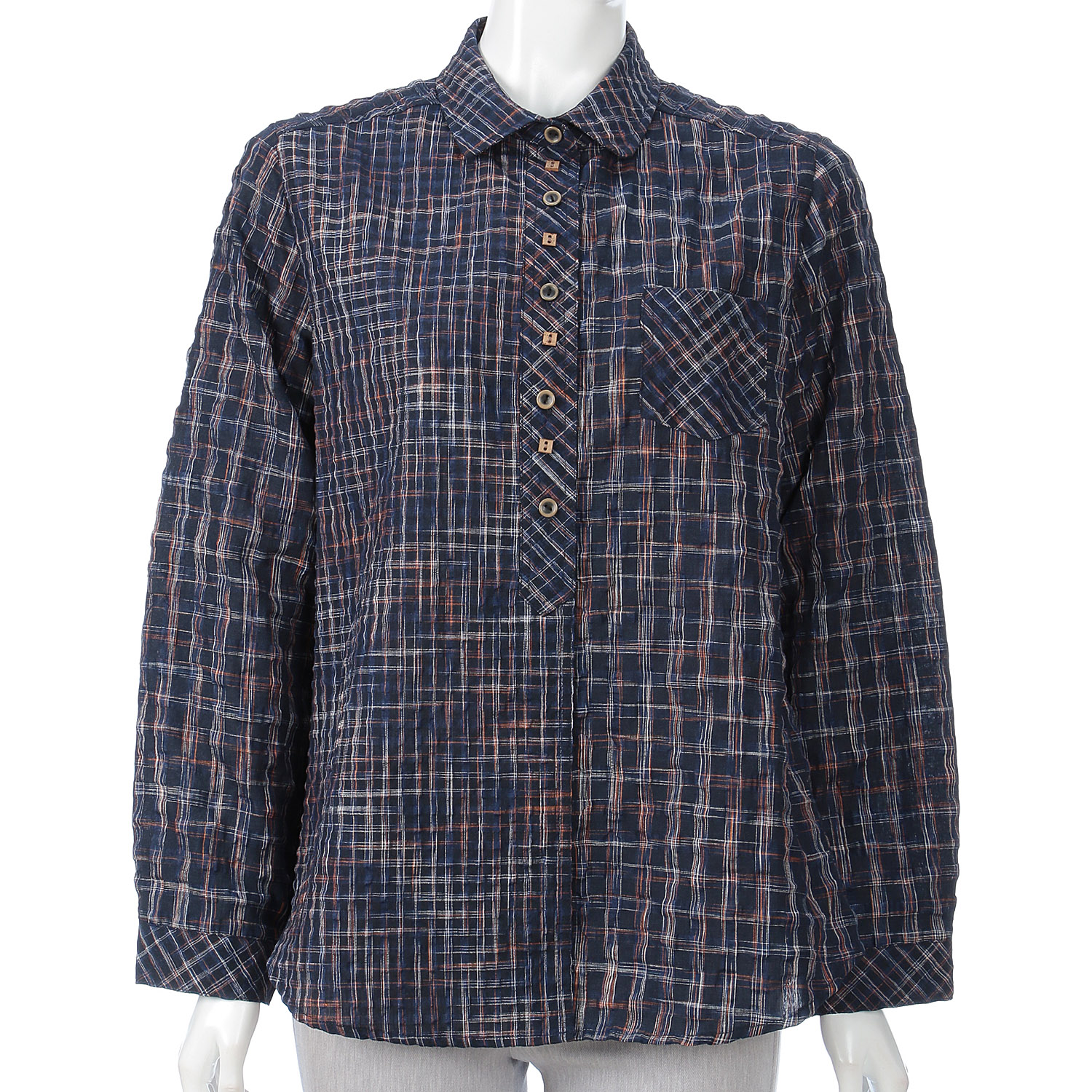 プリント襟付きシャツ - 画像2