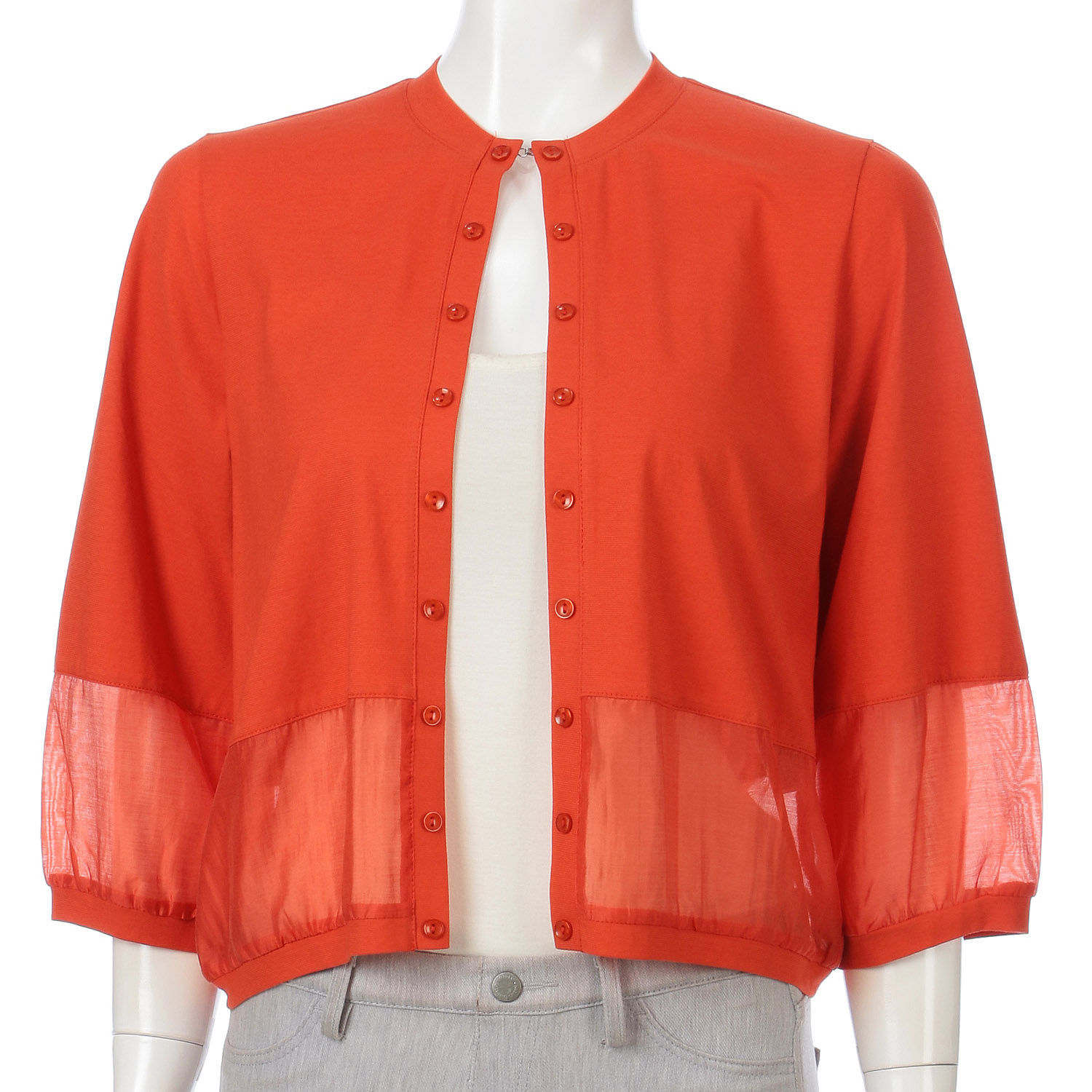 綿強撚クールローレルカーディガン