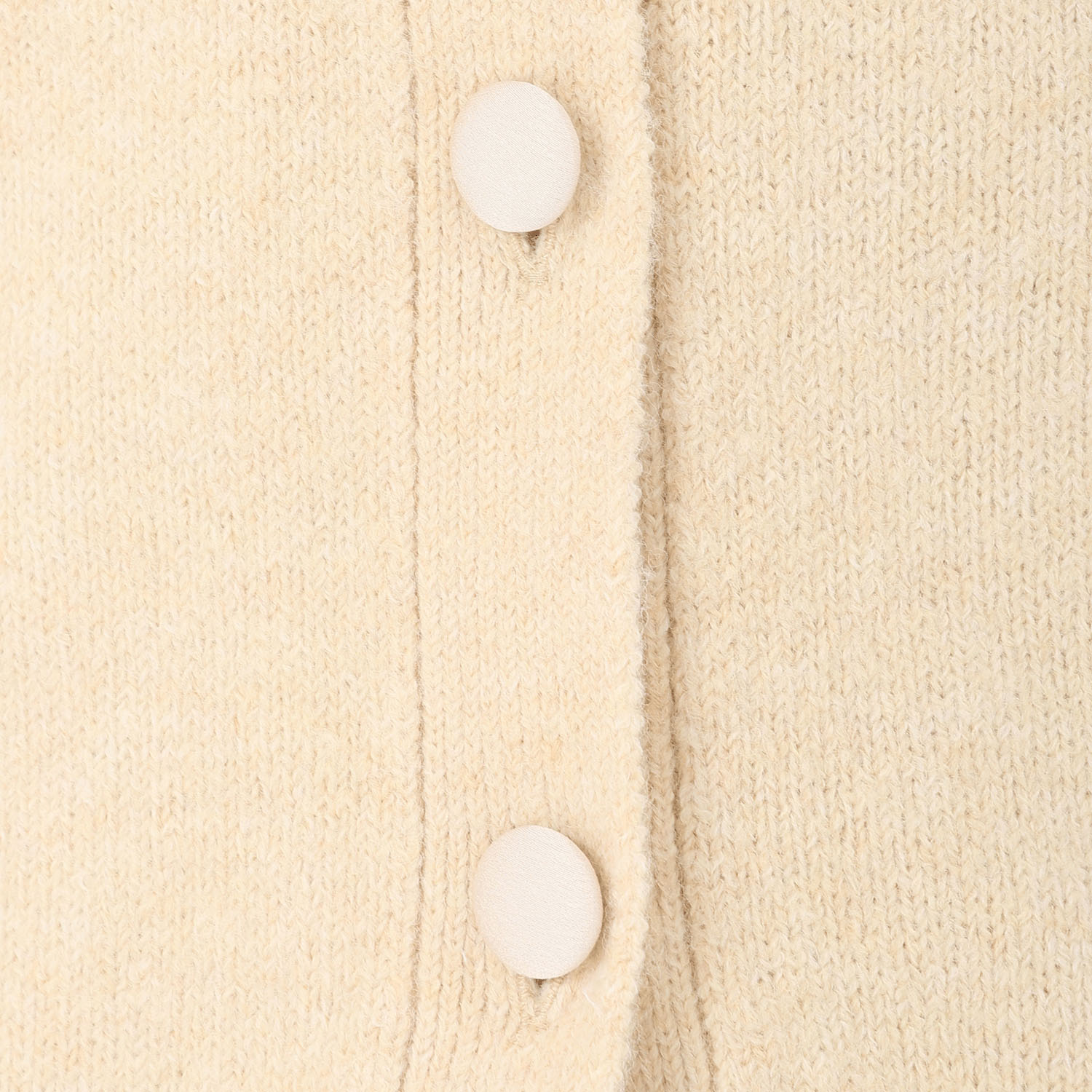 T’BIS STUDIO  ウール混スカラップ襟付きベスト - 画像9