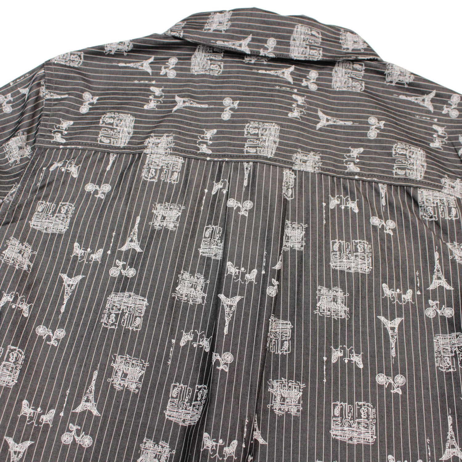 notorico フランス柄ストライプブラウス - 画像12