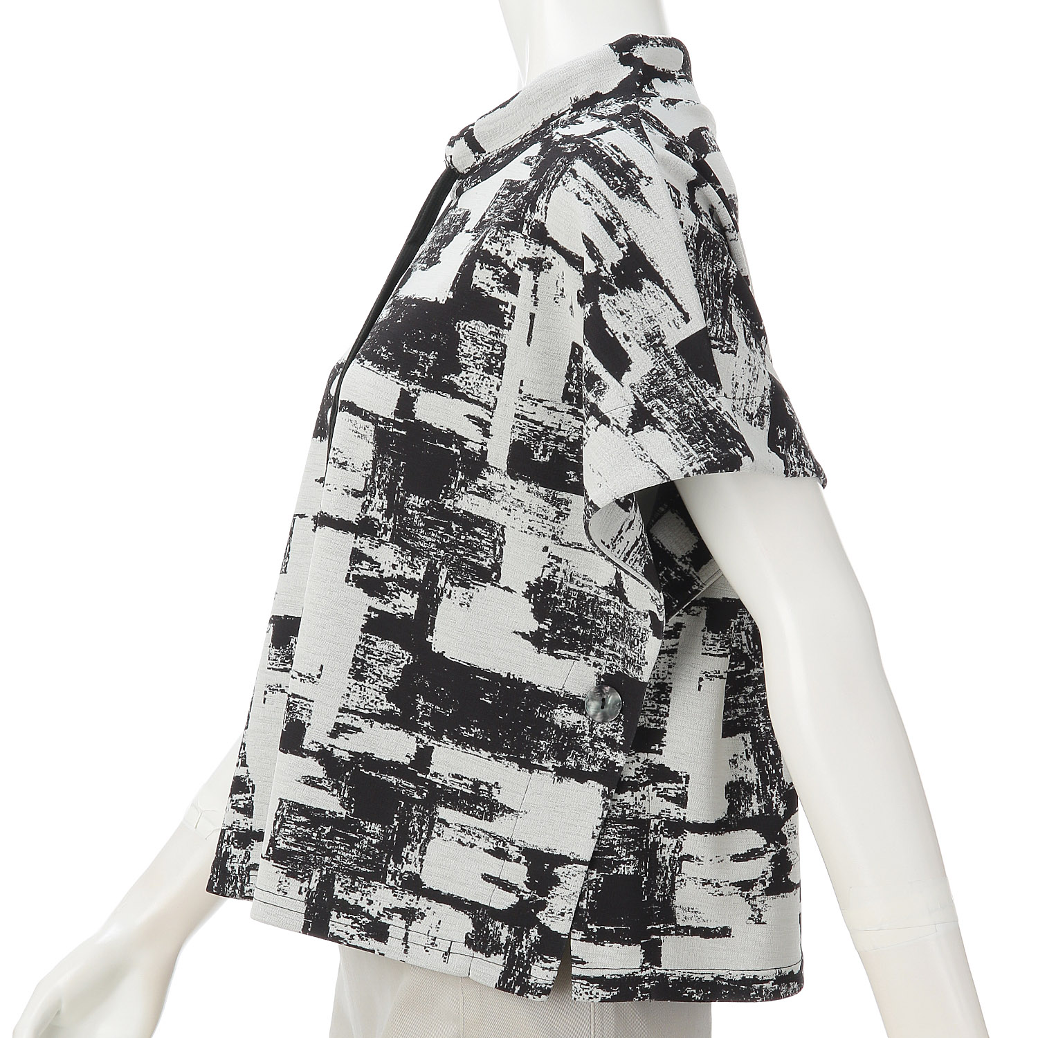 紐付きショートプリントベスト - 画像2