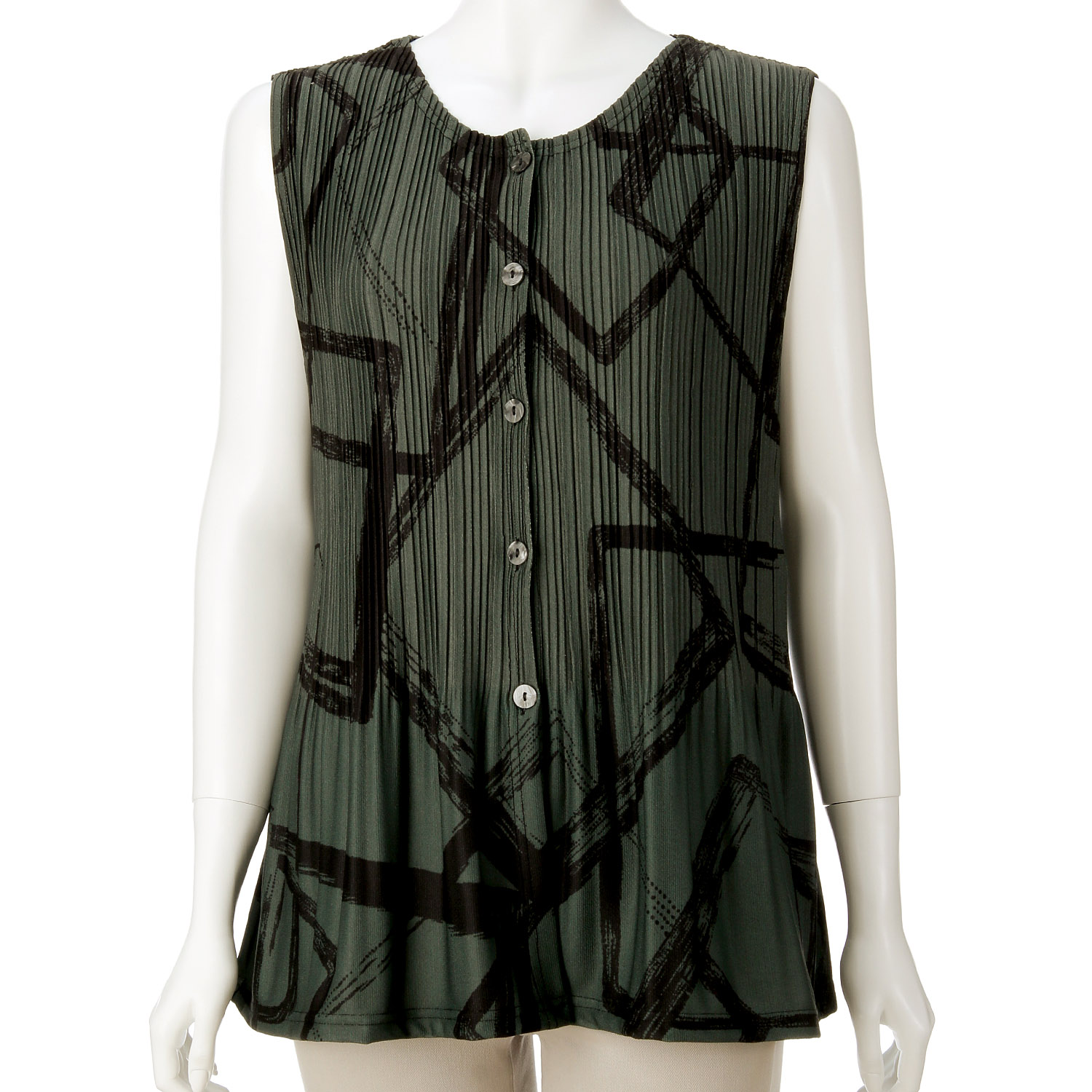 プリーツベストプリント - 画像3