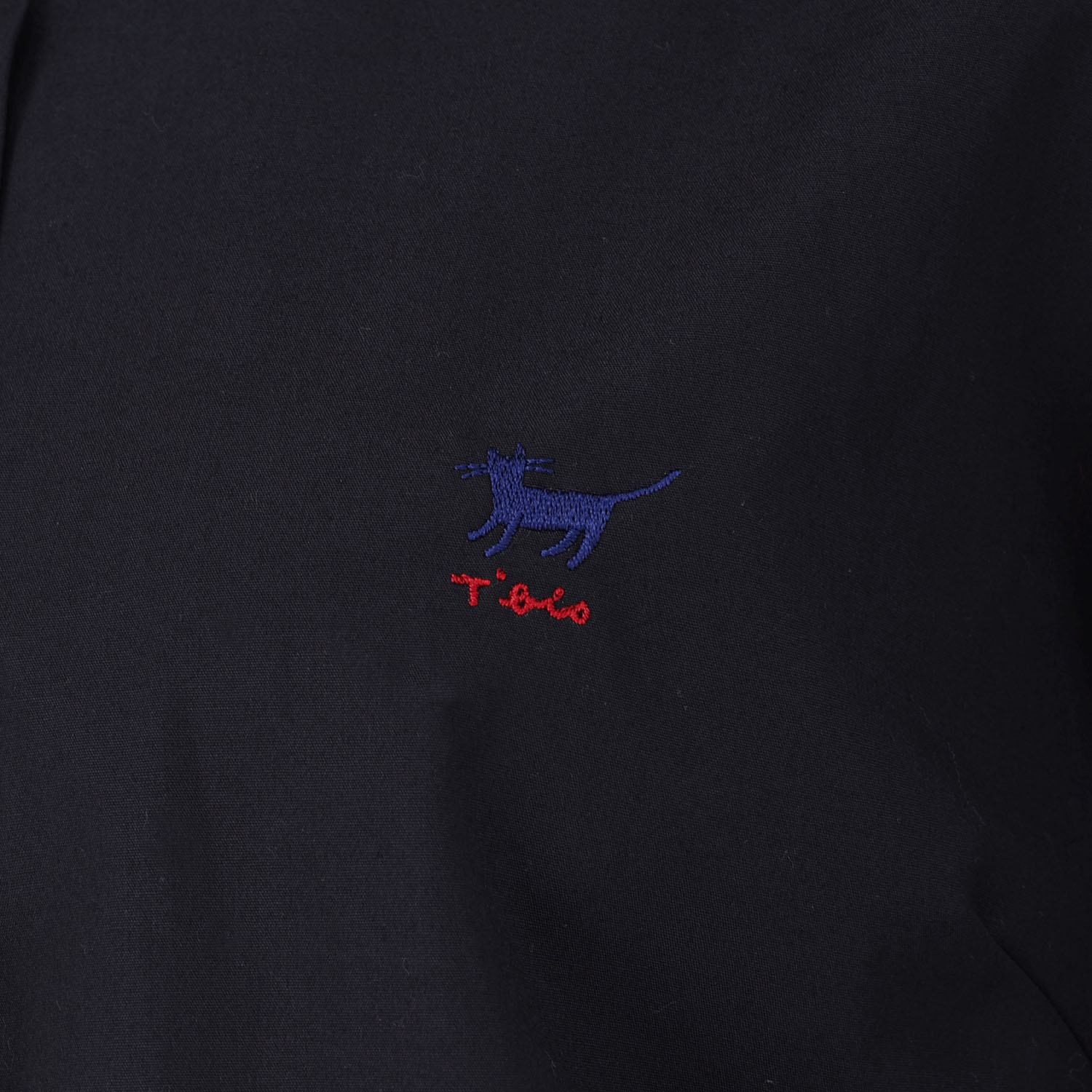 T’BIS STUDIO ウェザークロス猫刺繍シャツ - 画像12