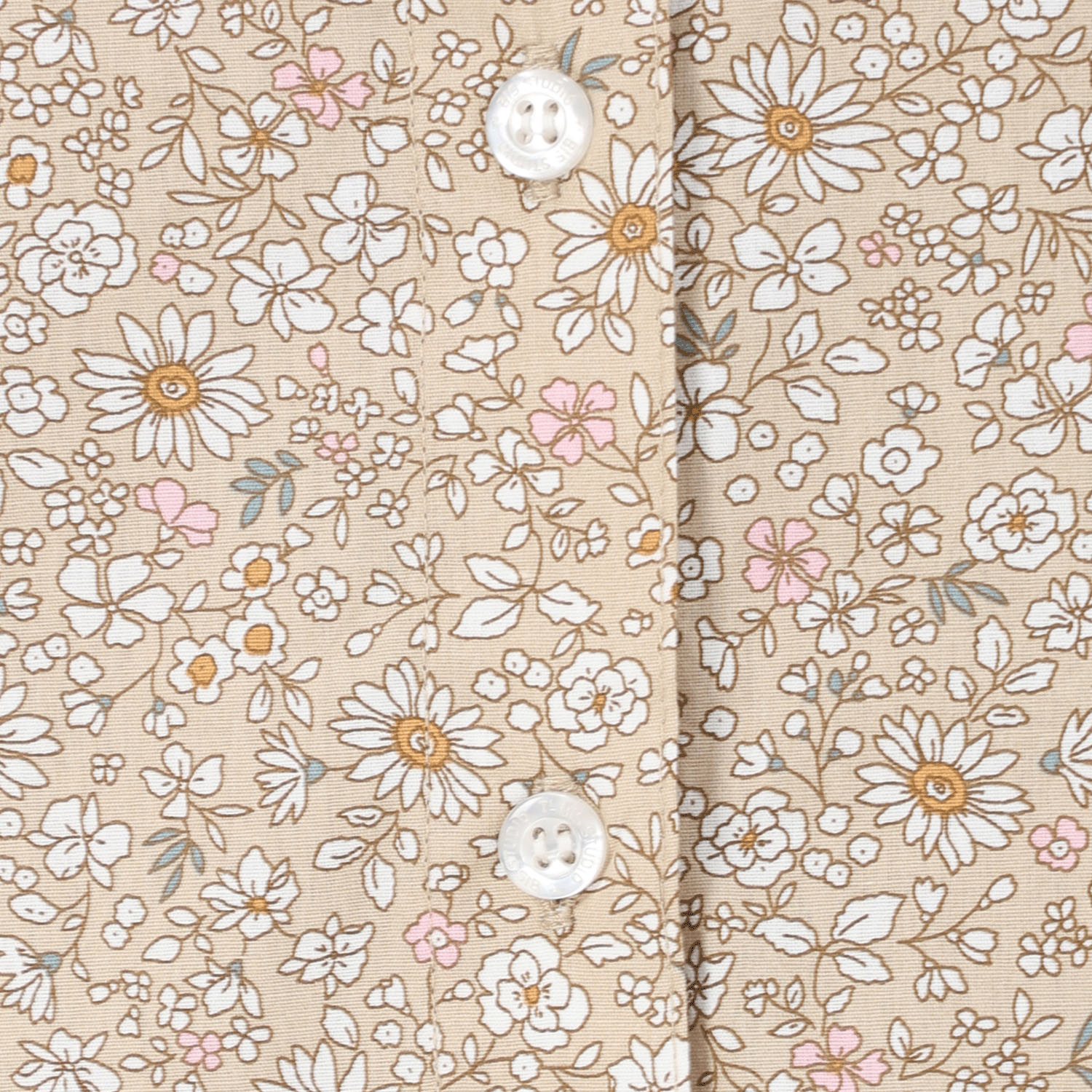 T’BIS STUDIO 長袖縁取り花プリントシャツ - 画像4