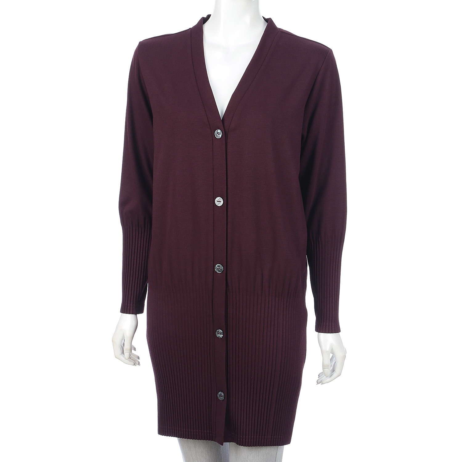 裾プリーツロングカーディガン - 画像18