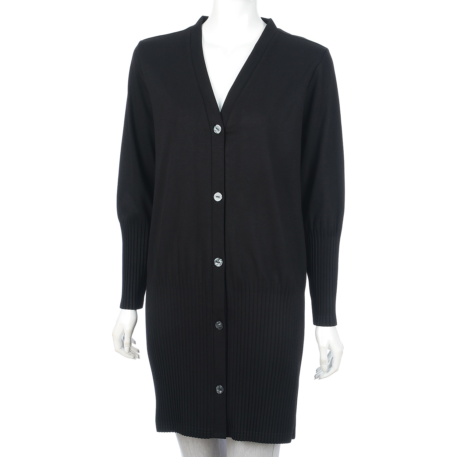 裾プリーツロングカーディガン - 画像8