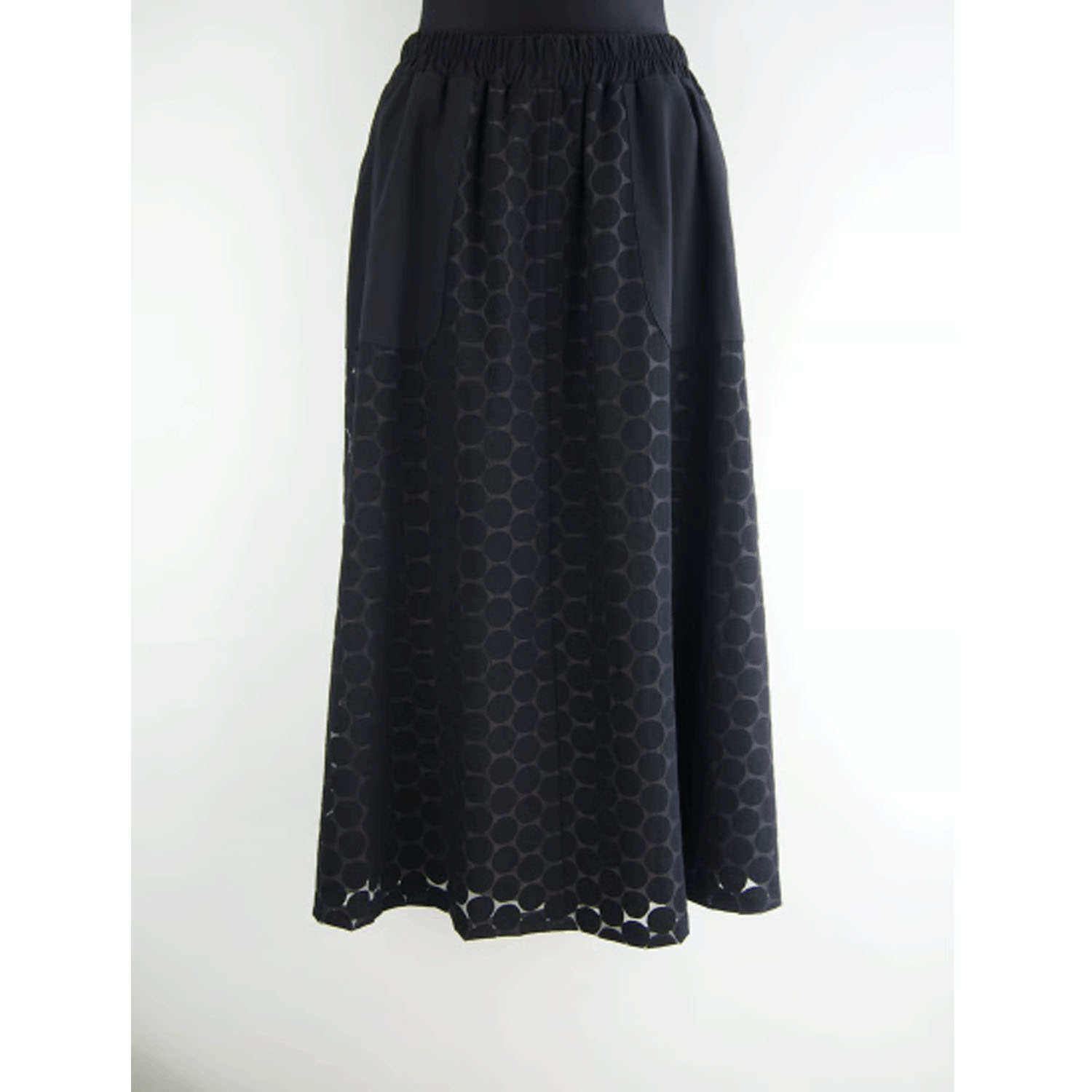 GIPSY BLUE オーガンジードットクロススカート - 画像6