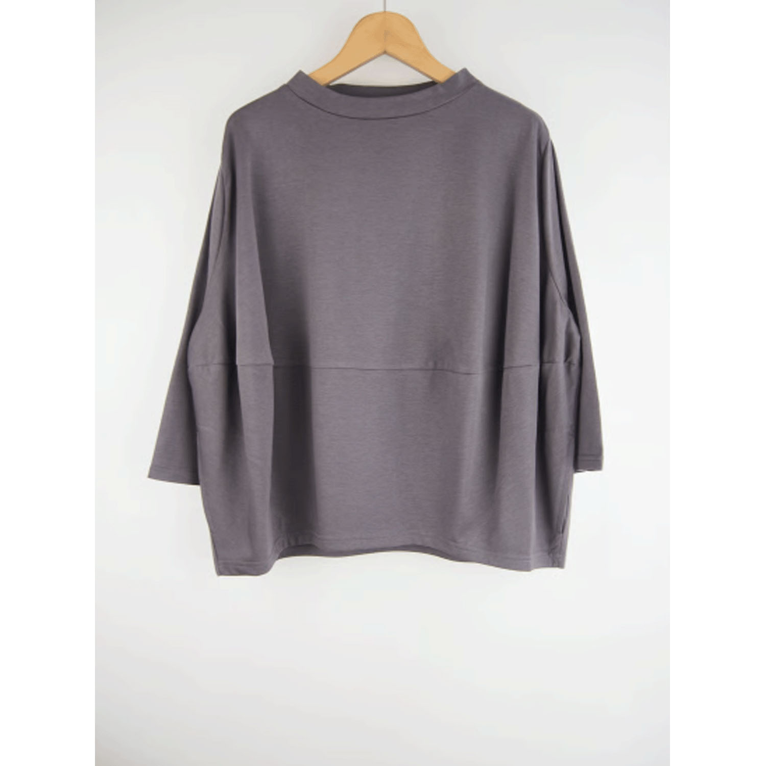 GIPSY BLUE 綿シルケットコクーンTシャツ - 画像7