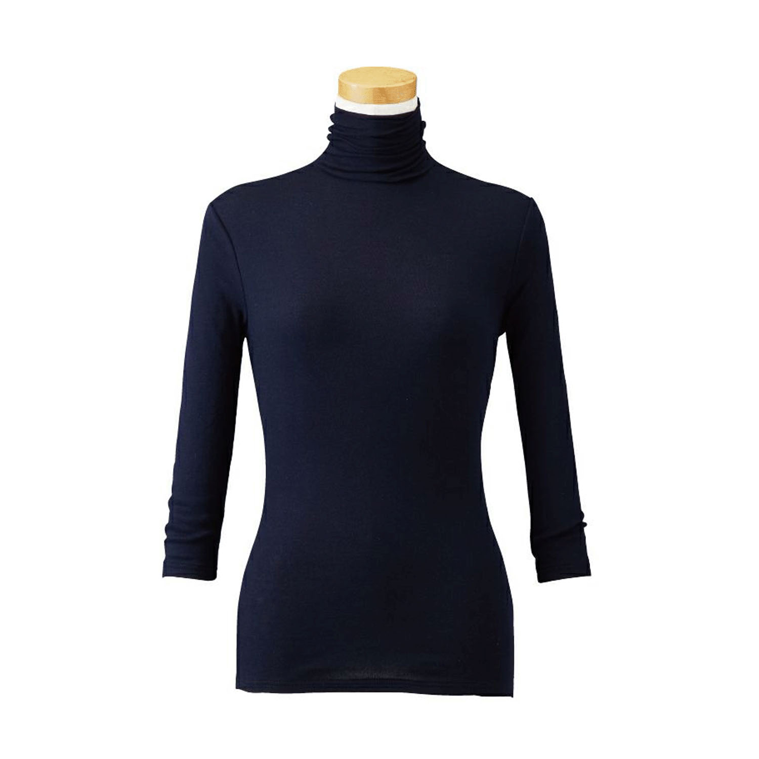 【お取り寄せ】天使の綿シフォン ハイネック7分2重袖 - 画像12