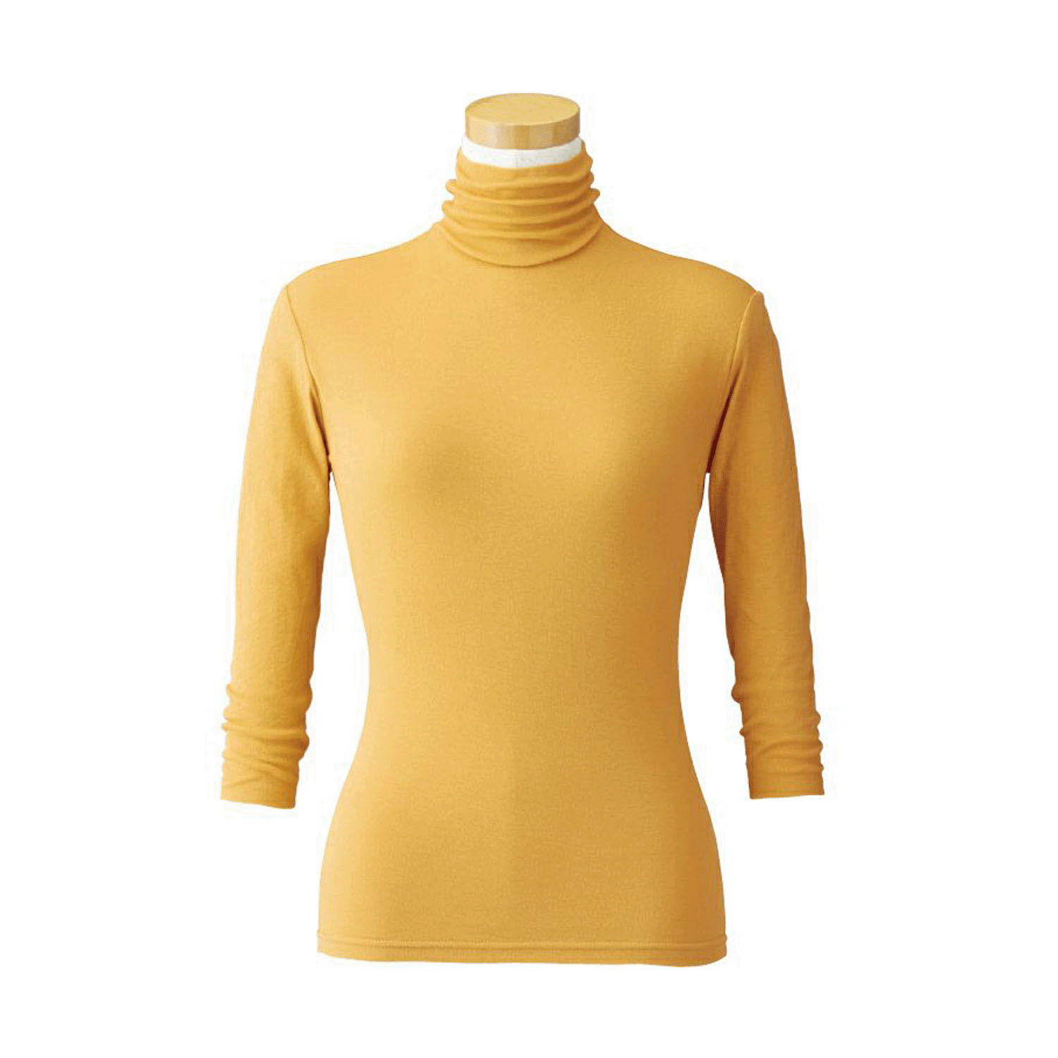 【お取り寄せ】天使の綿シフォン ハイネック7分2重袖 - 画像4