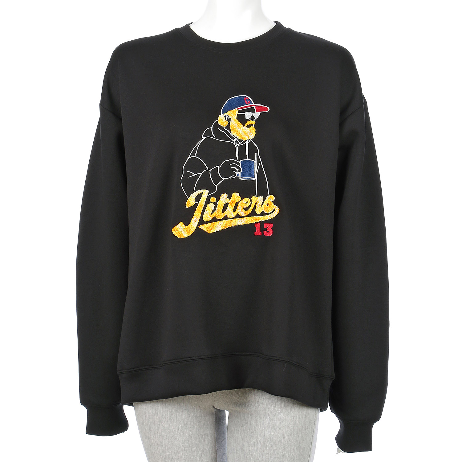 【新ブランド】QUASH ダンボールMIXサガラ刺繍スウェット - 画像7